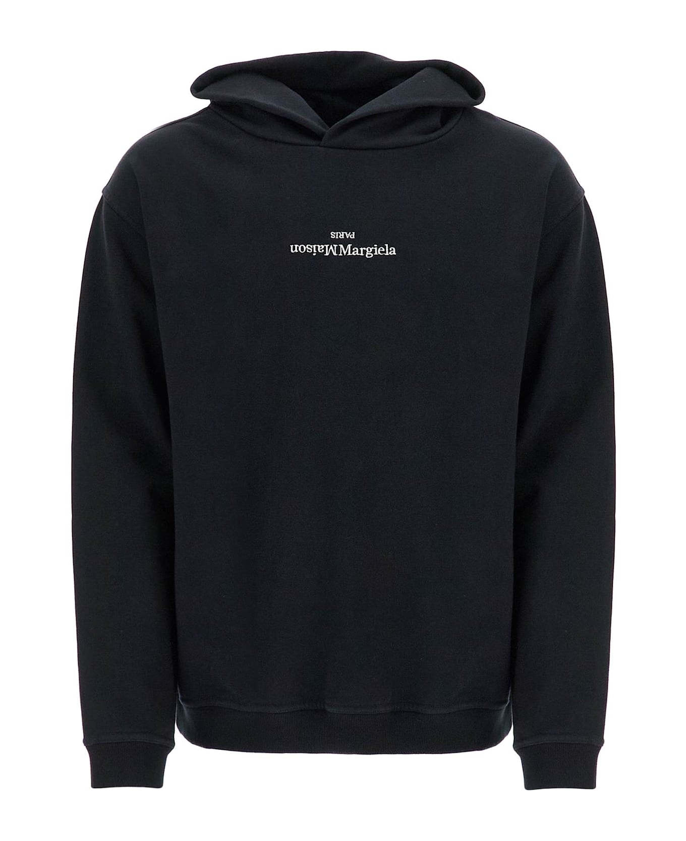 Maison Margiela Logo Hoodie - Black