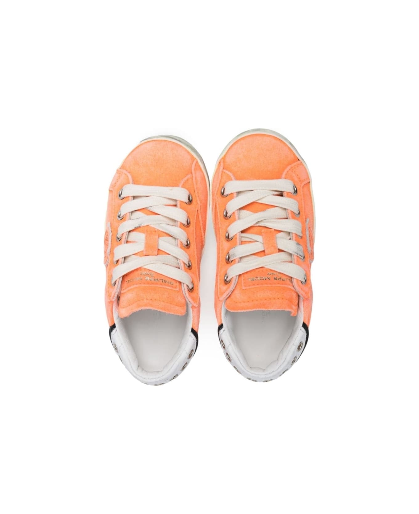 Philippe Model Sneakers With Logo - Orange