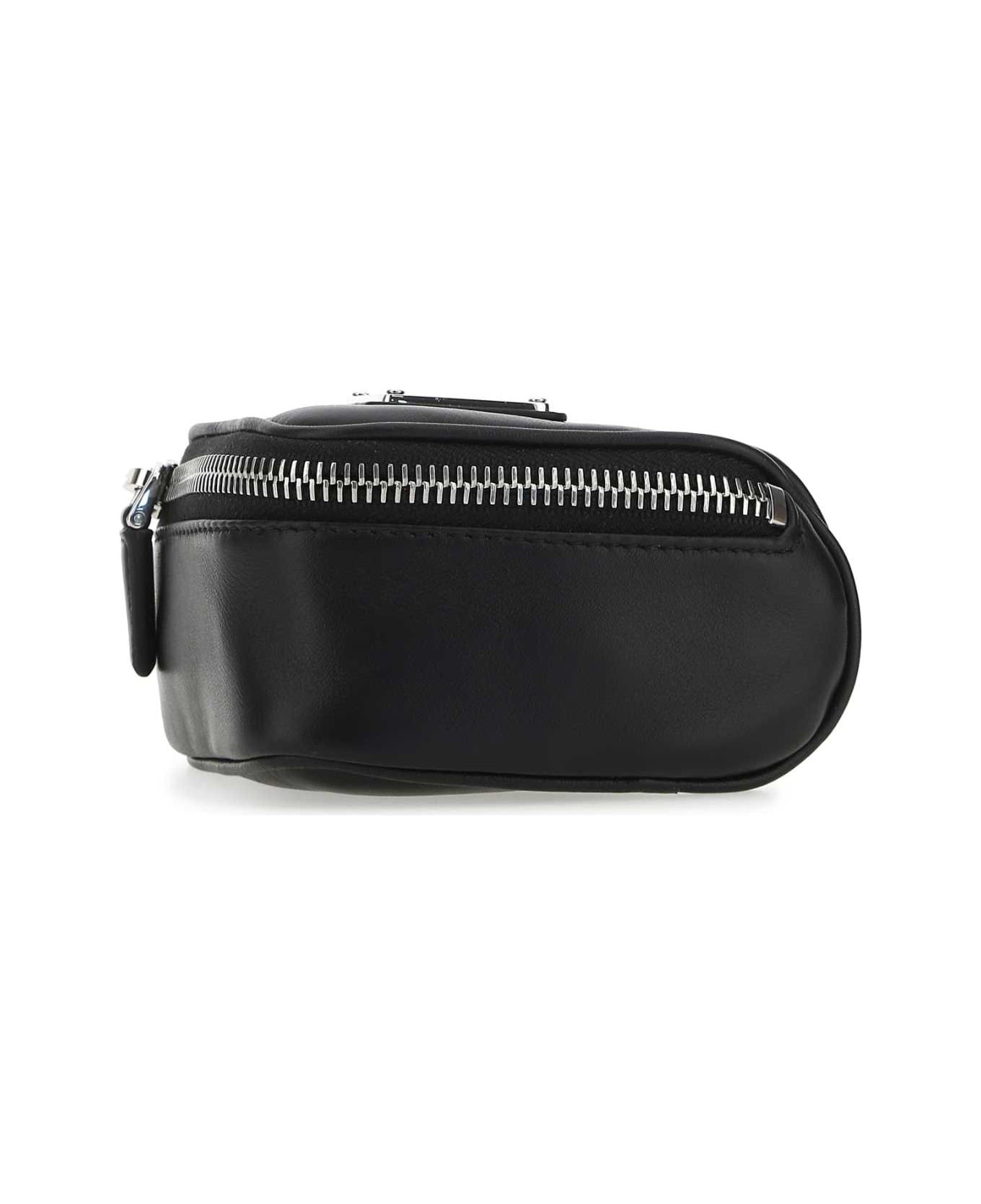 Prada Black Leather Case - F0002 トラベルバッグ