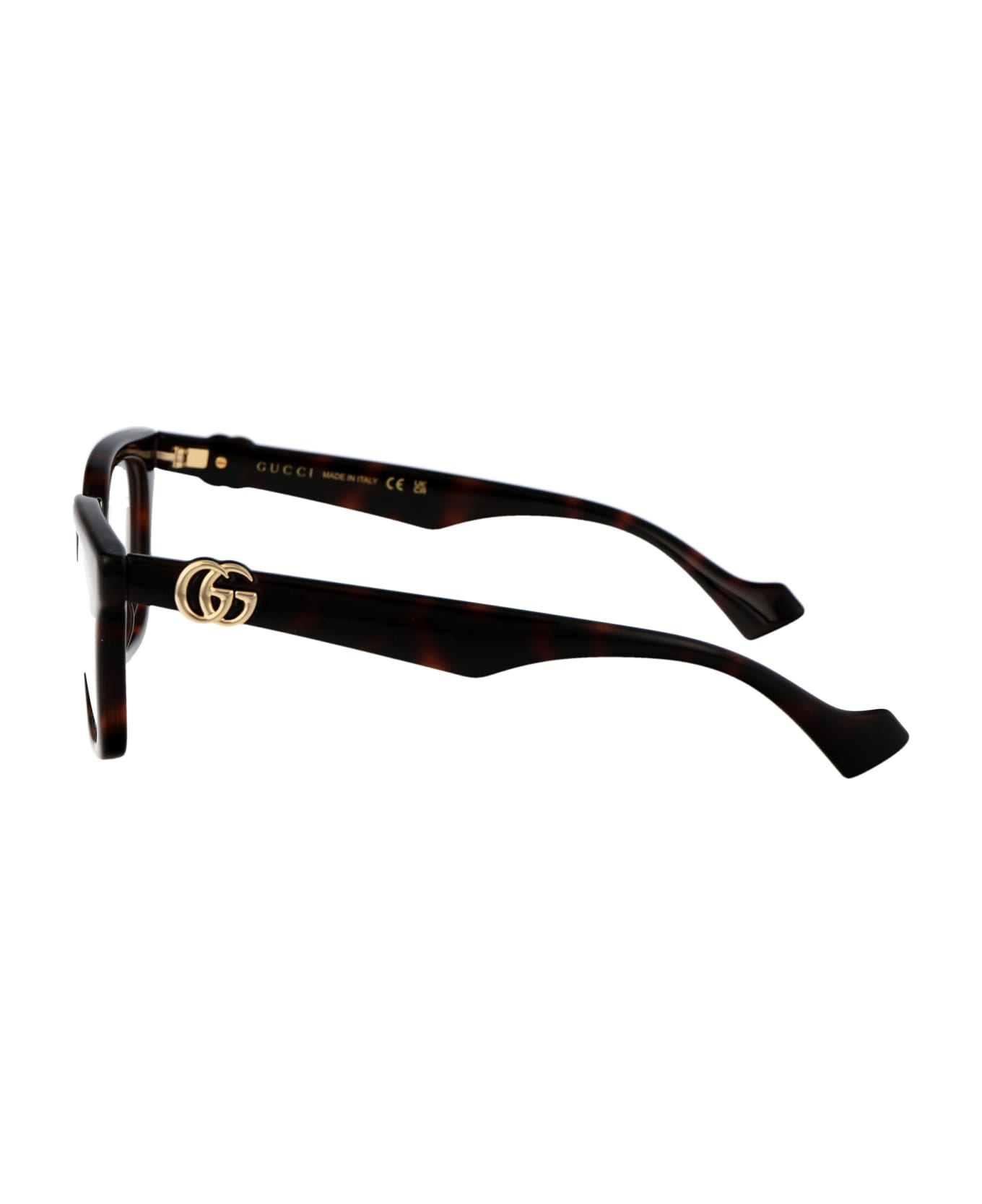 Gucci Eyewear Gg1536o Glasses - 006 HAVANA HAVANA TRANSPARENT