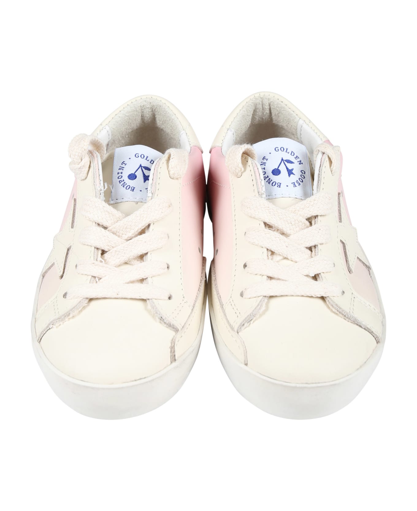 Bonpoint Pink Sneakers For Girl With Star - Pink