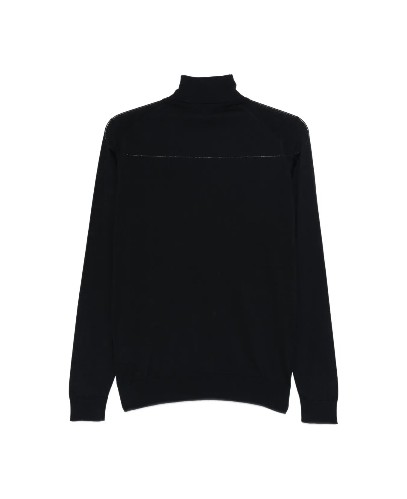 John Smedley Hawley Pullover Roll Neck - Navy