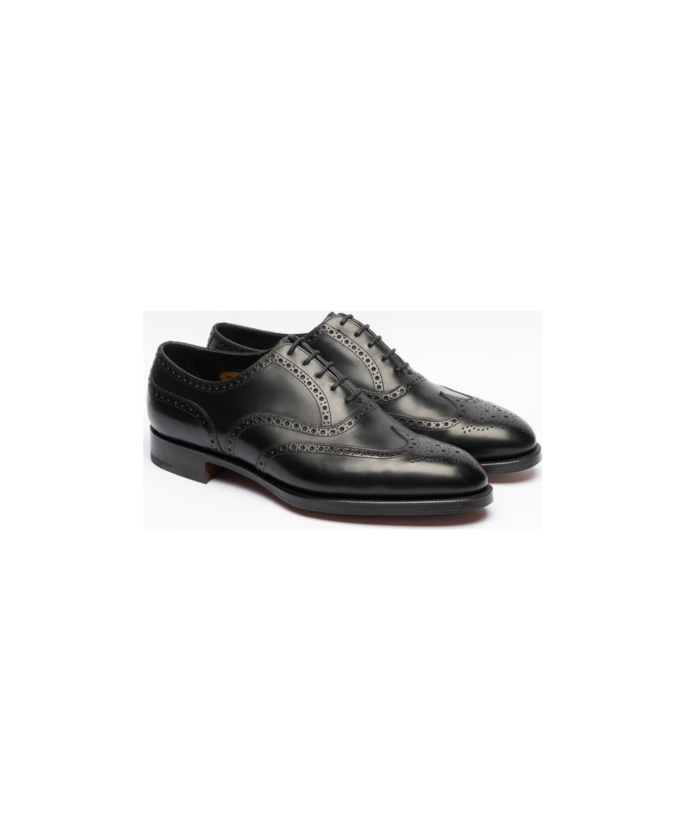 Edward Green Malvern Black Calf Oxford Shoe - Nero