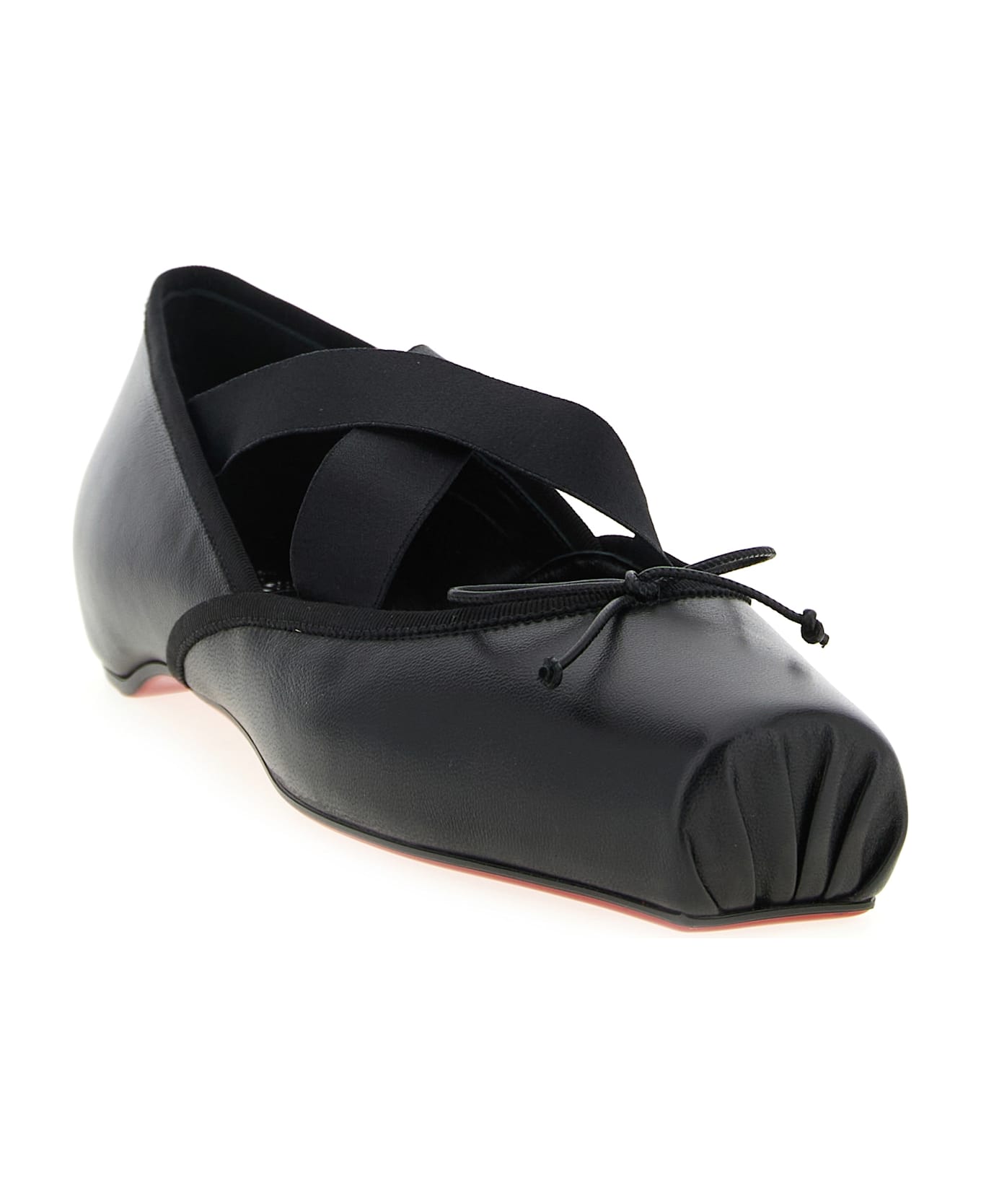 Christian Louboutin 'cassiasticina' Ballet Flats - Black  