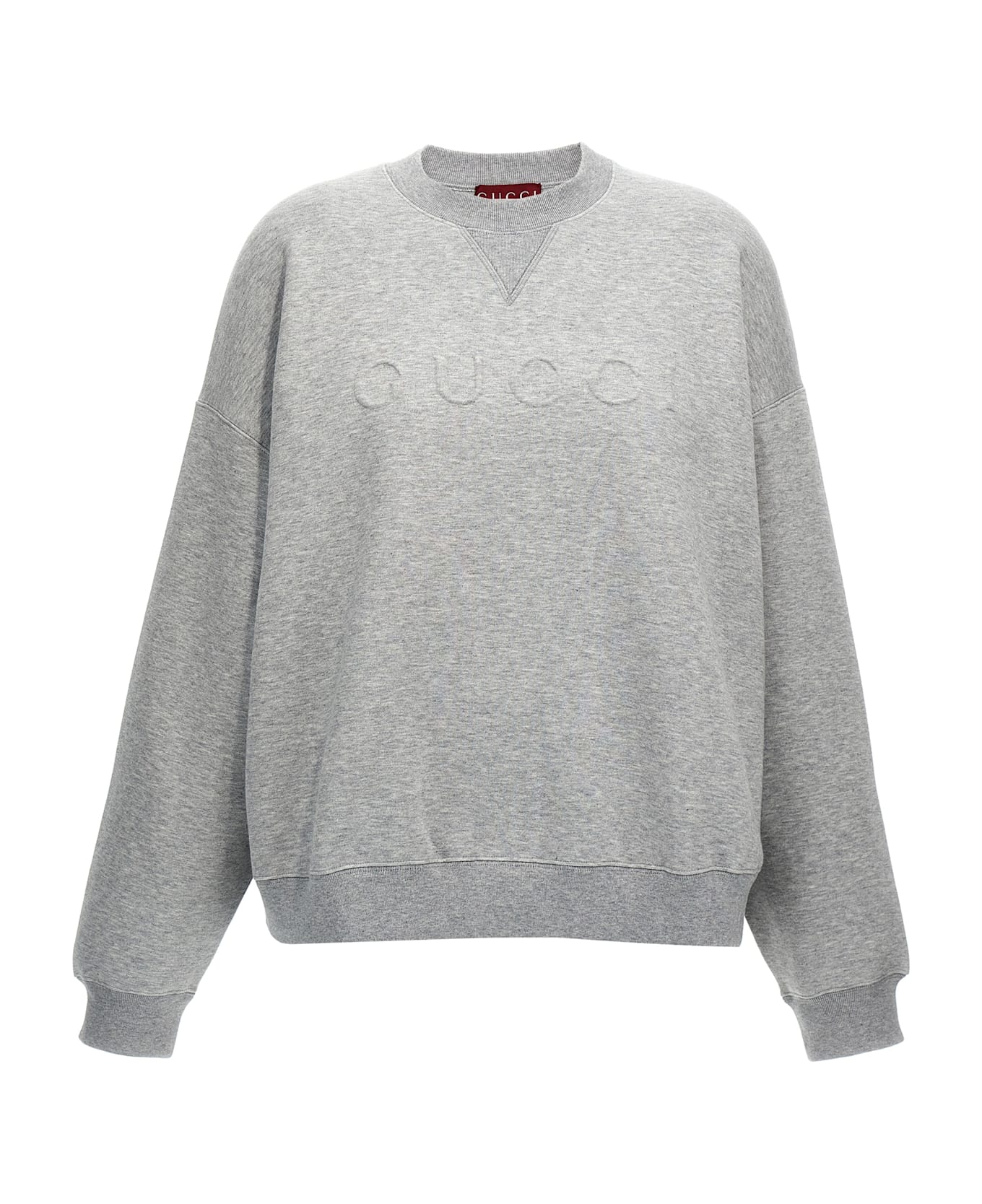 Gucci Embossed Logo Sweatshirt - Gray