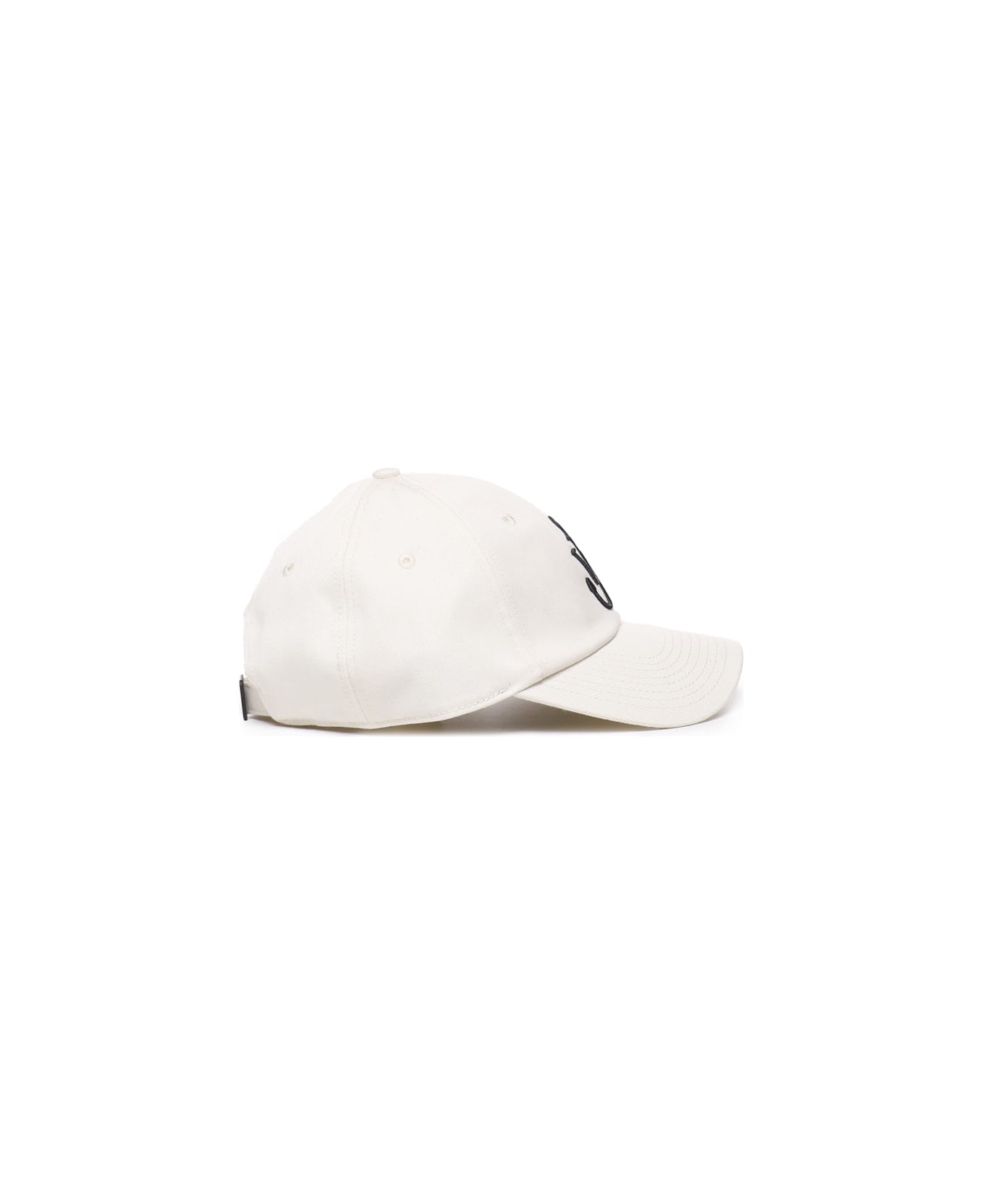 J.W. Anderson Baseball Hat In Cotton - Natural  