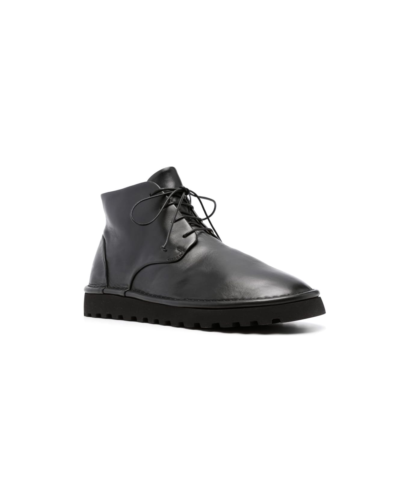 Marsell Sancrispa Alta Pomice Ankle Boots - Black ブーツ