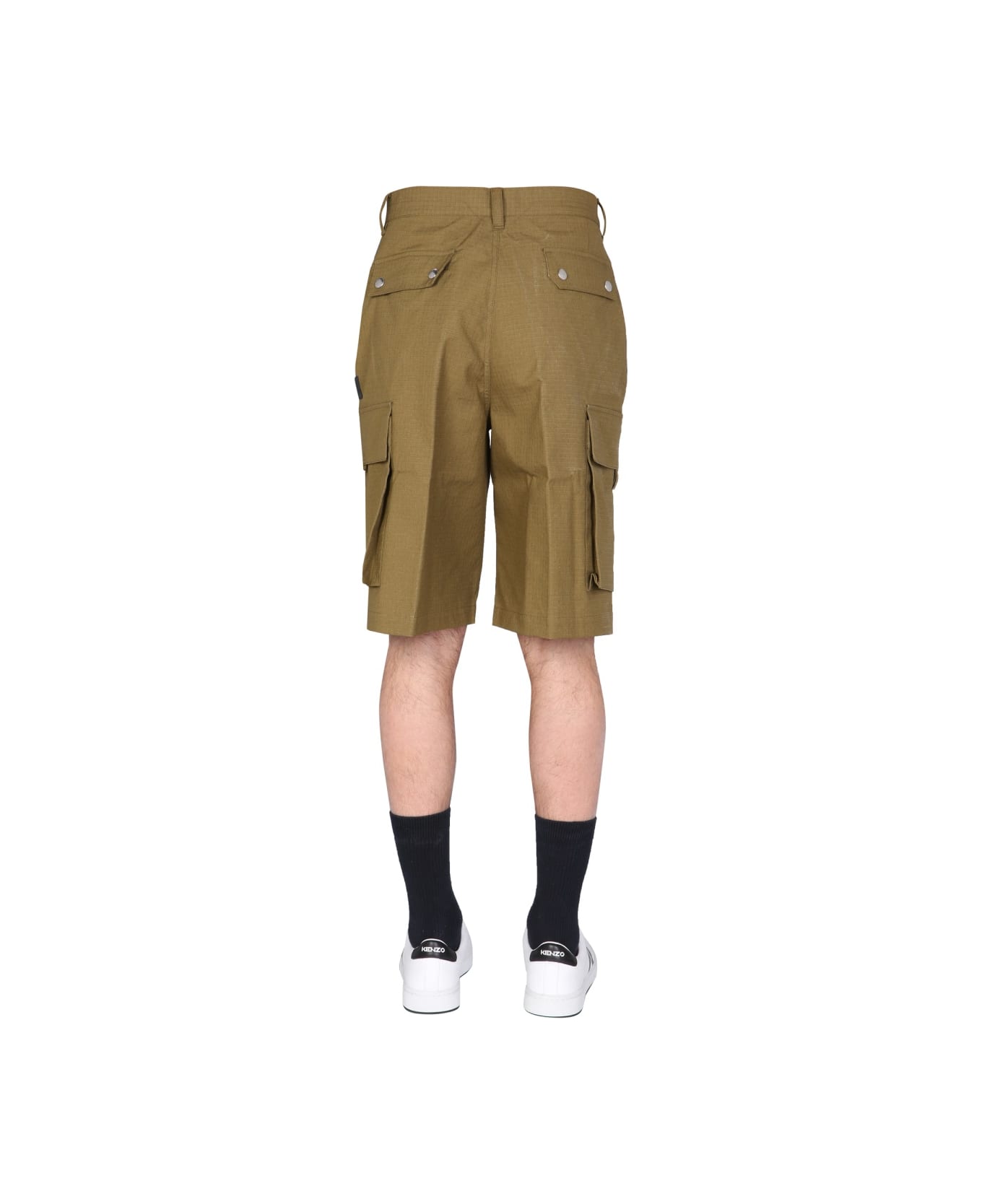 Kenzo Cargo Shorts - GREEN