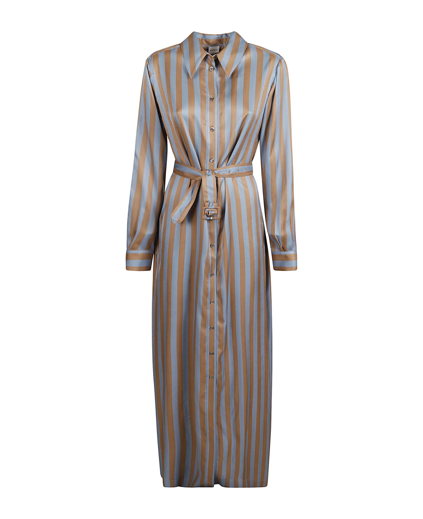 Aspesi Stripe Print Long Dress - RIGA AVIO