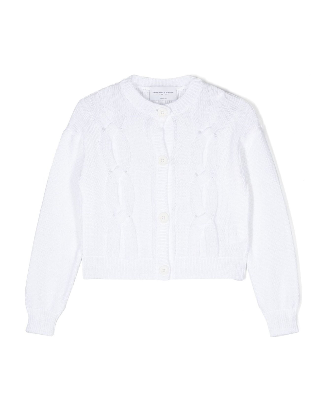 Ermanno Scervino Sweaters White - White ニットウェア＆スウェットシャツ