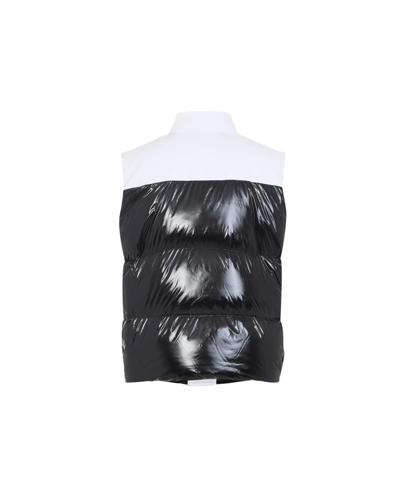 Casablanca Outwear Waistcoat - WHITE/BLACK