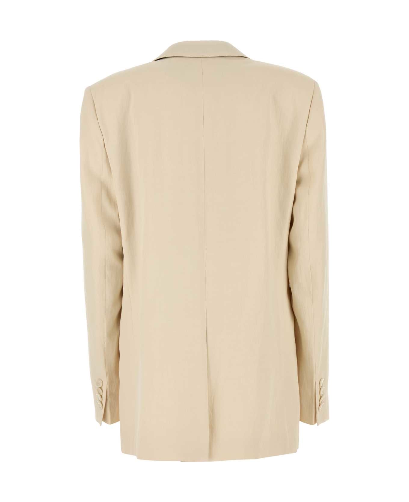 Stella McCartney Ivory Viscose Blend Blazer - BUTTERMILK