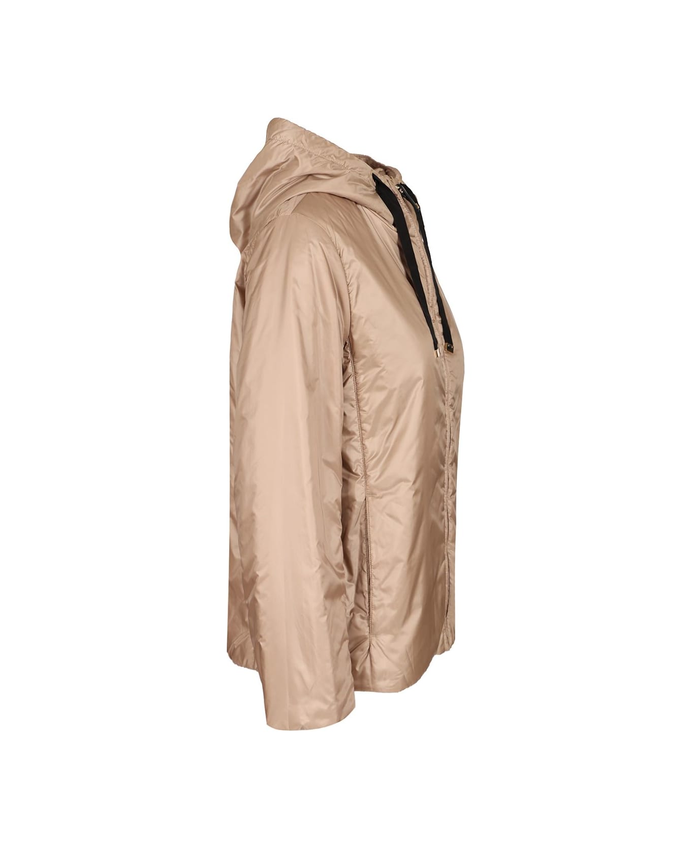 Max Mara The Cube Padded Jacket With Hood - Beige