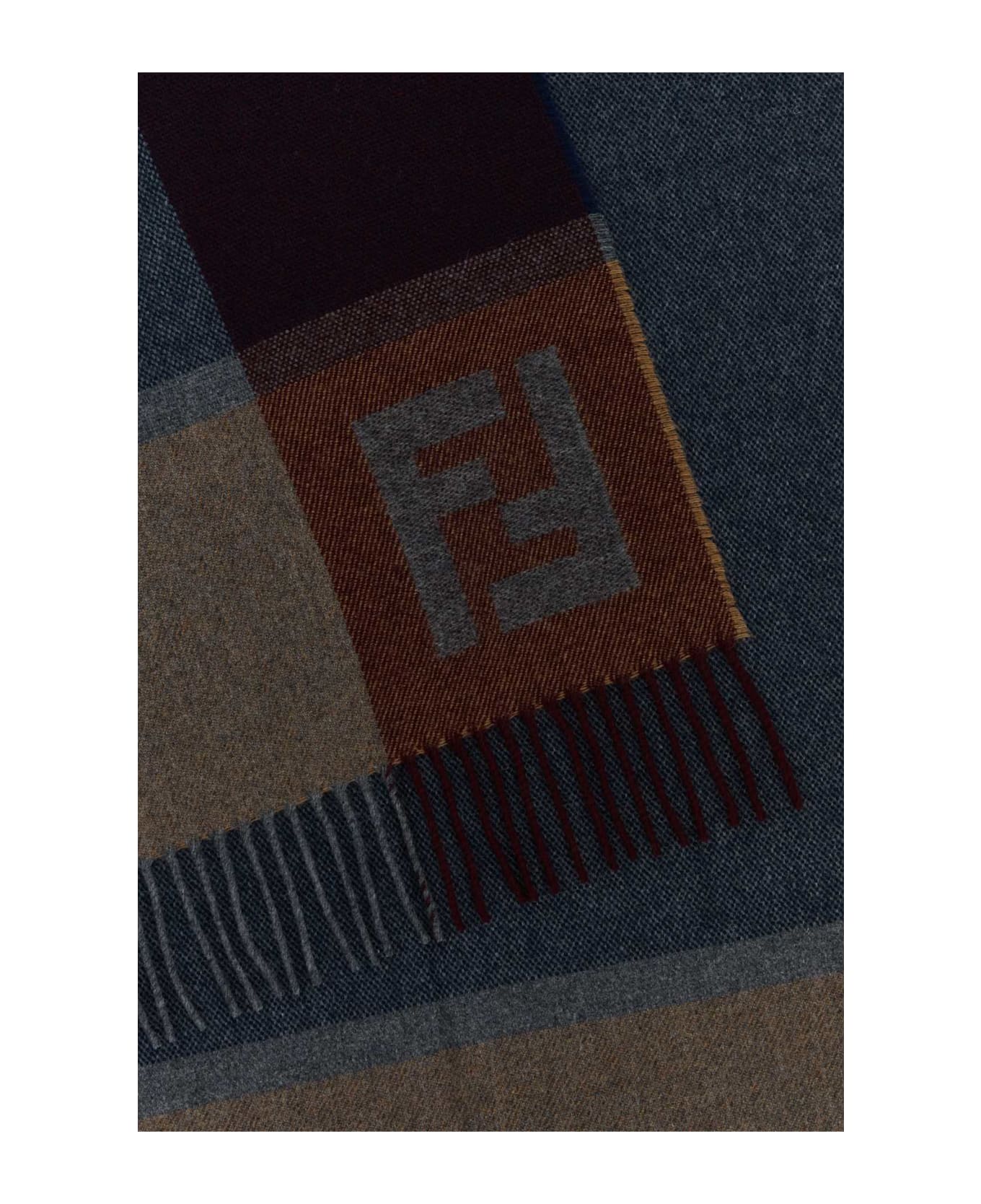 Fendi Multicolor Wool Scarf - BLUBORDEAUX