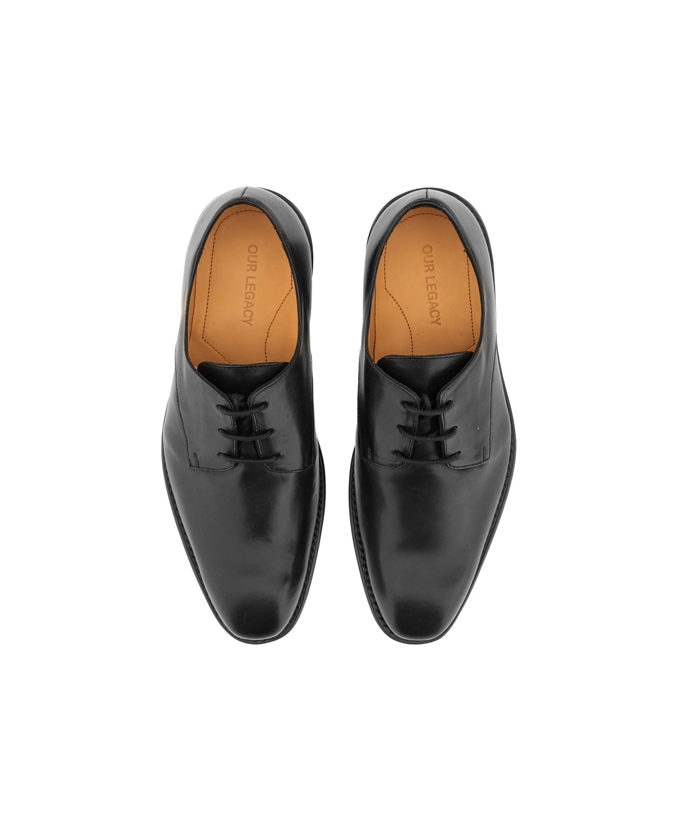 Our Legacy Moccasin "karasu" - BLACK フラットシューズ