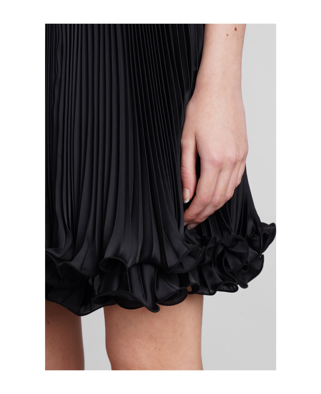 Balmain Skirt In Black Polyester - black
