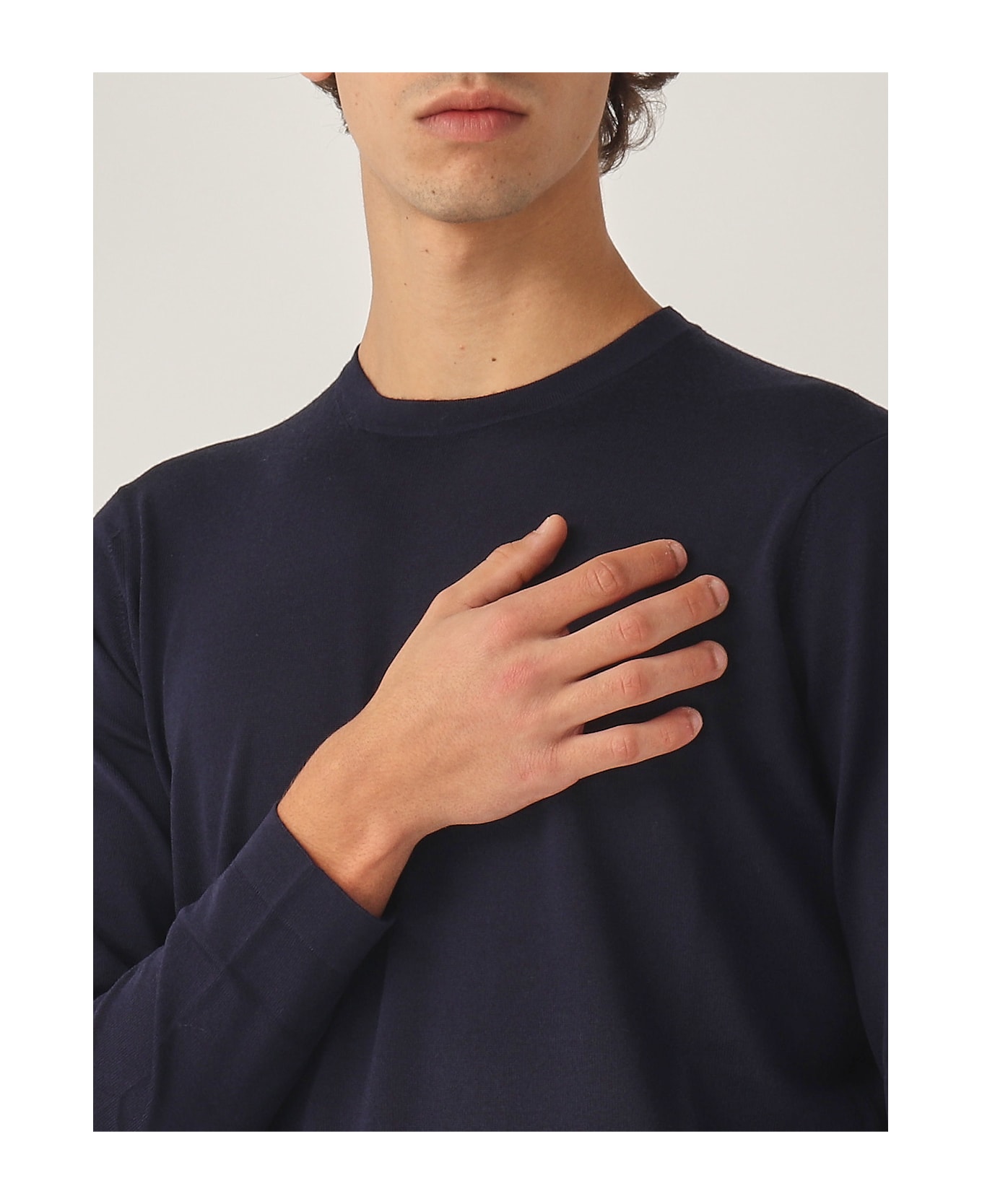 Filippo De Laurentiis T-shirt M/l Sweater - INDACO