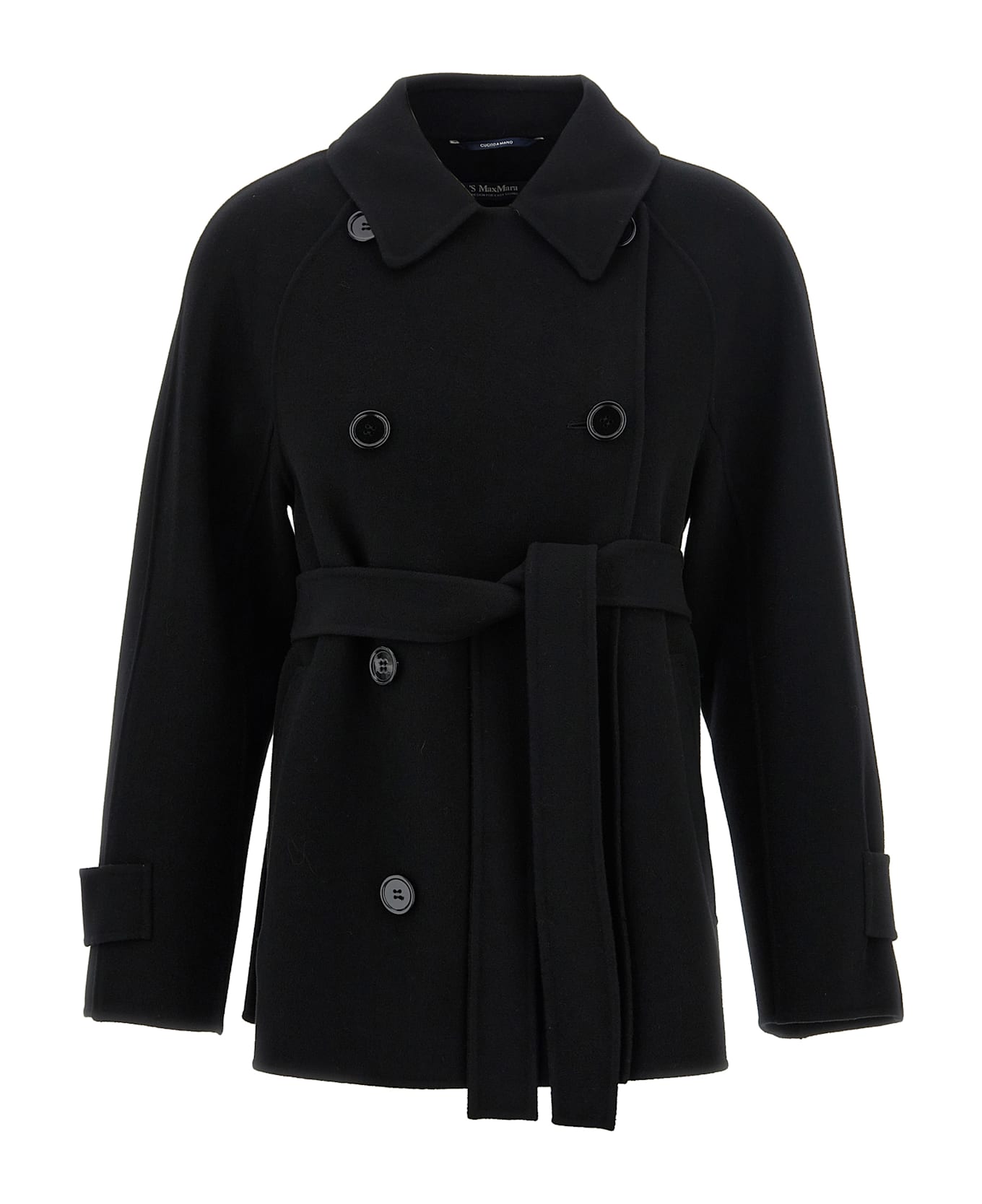
S Max Mara 
louis
 Short Coat - Black  