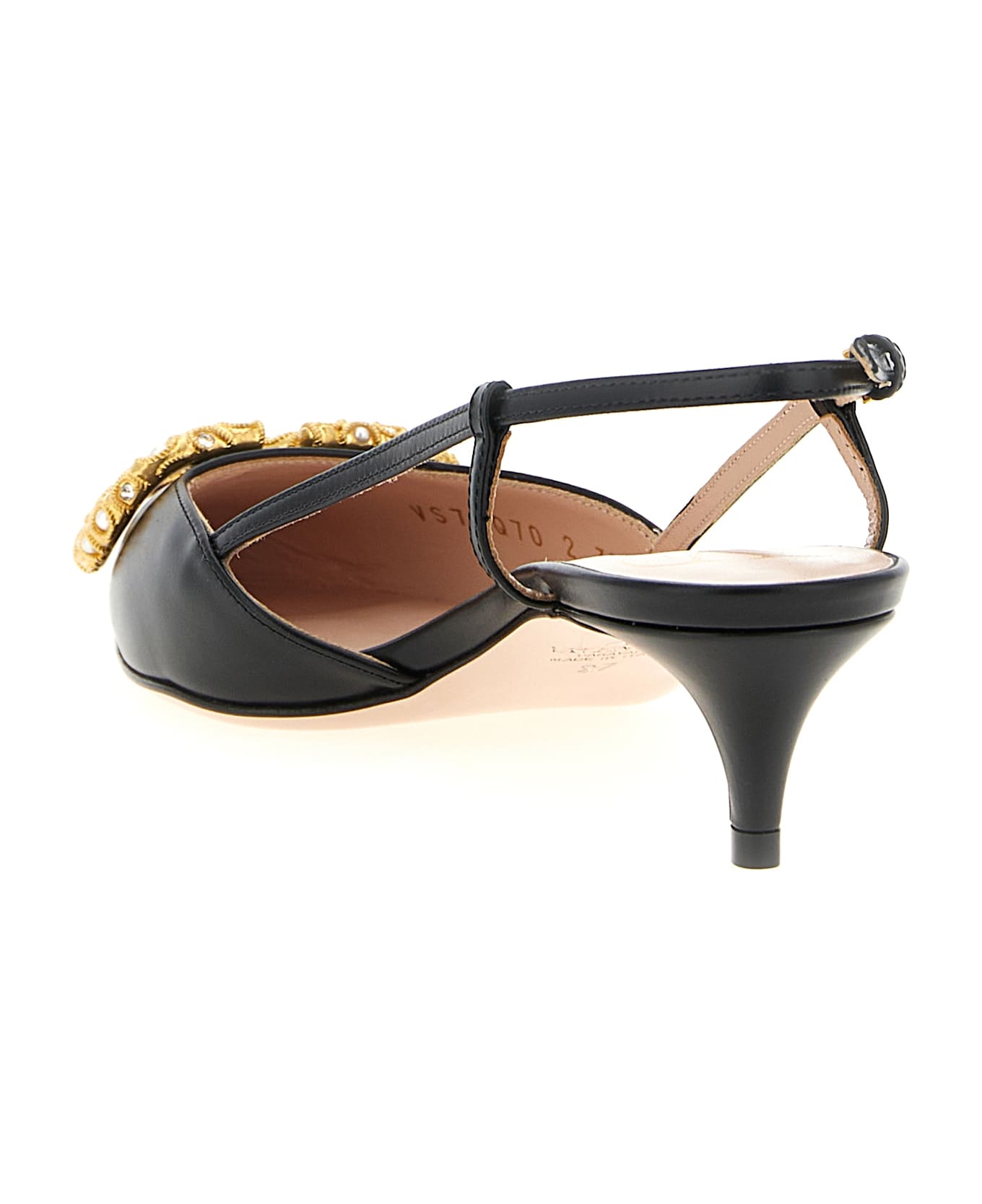 Valentino Garavani Slingback Valentino Garavani Vlogo Signature - Black  