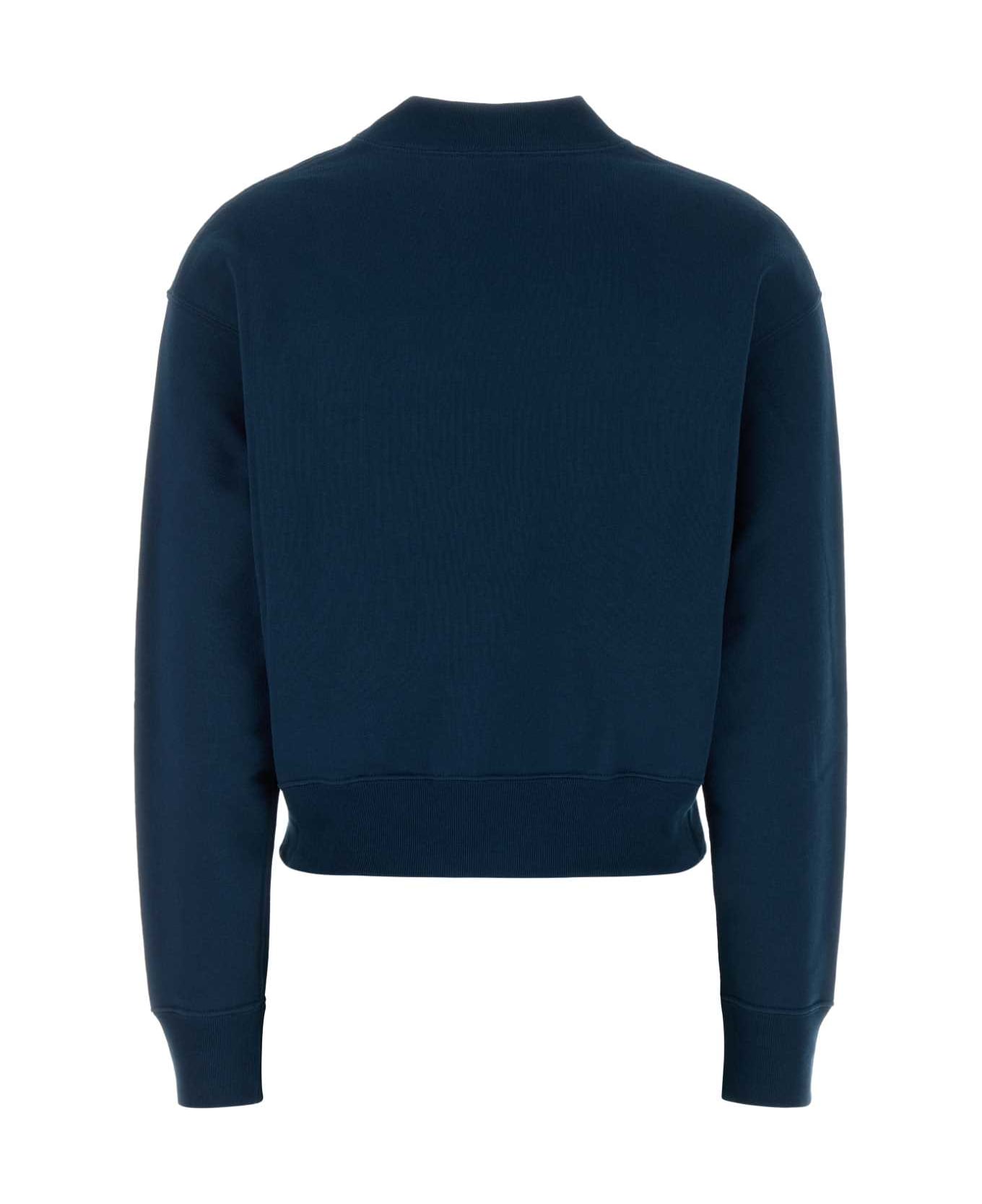 Chloé Blue Cotton Sweatshirt - NAVY