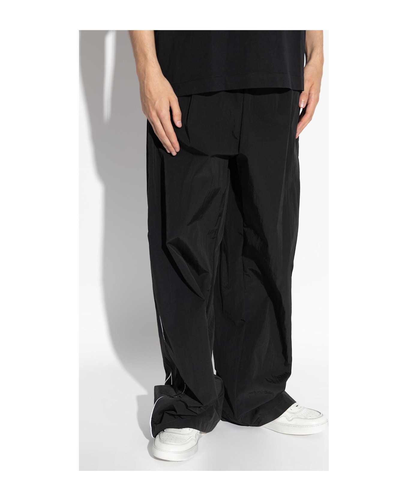 Off-White Pants With Pockets - Black Wh ボトムス