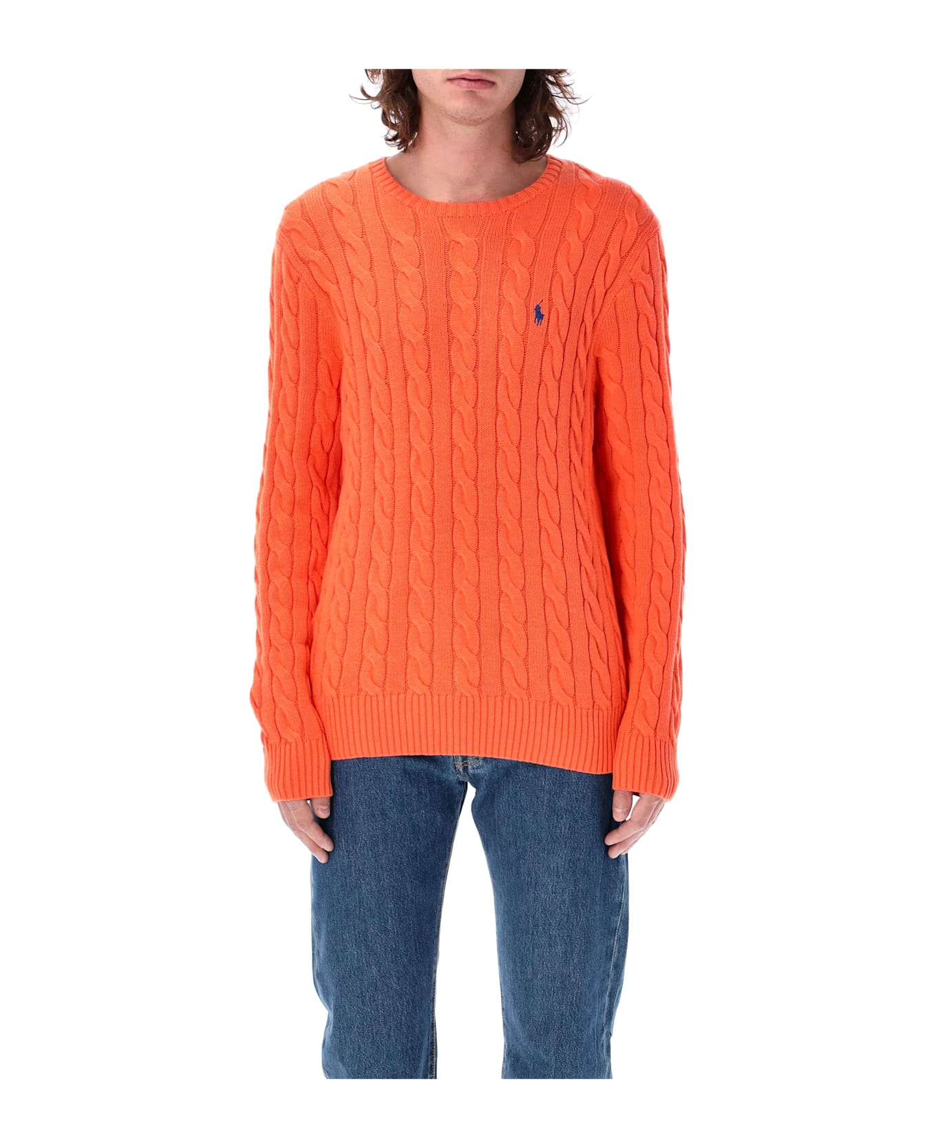 Polo Ralph Lauren Cable Knit Sweater - SPRING MELON