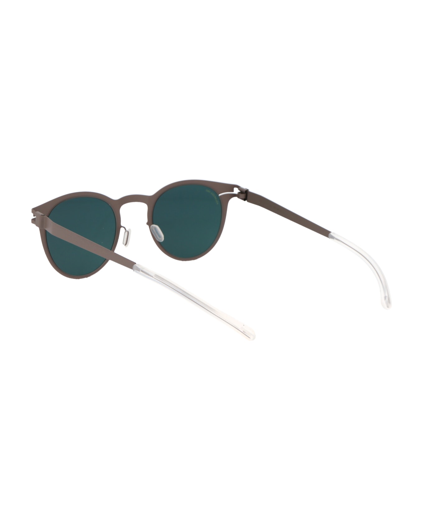 Mykita Riley Sunglasses - 223 MOLE GREY Polarized Pro Ocean Blue