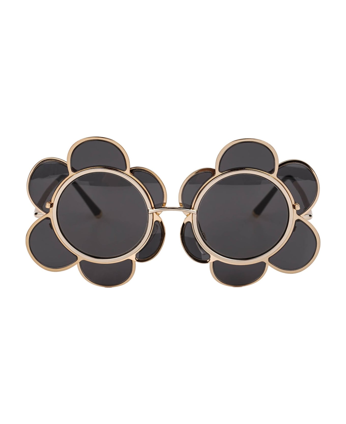 Dolce & Gabbana Special Edition Flower Sunglasses - Black