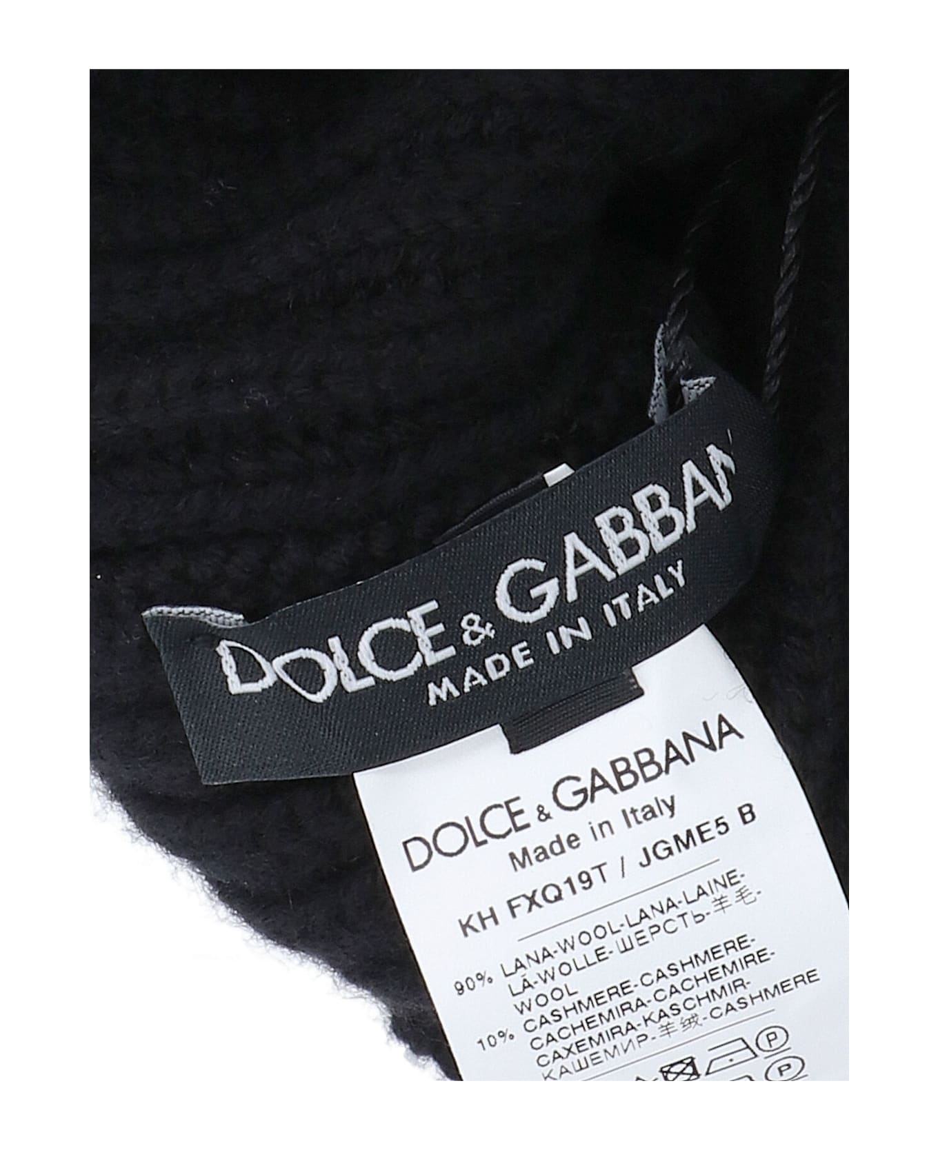Dolce 
Gabbana Wool And Cashmere Beanie - Black  