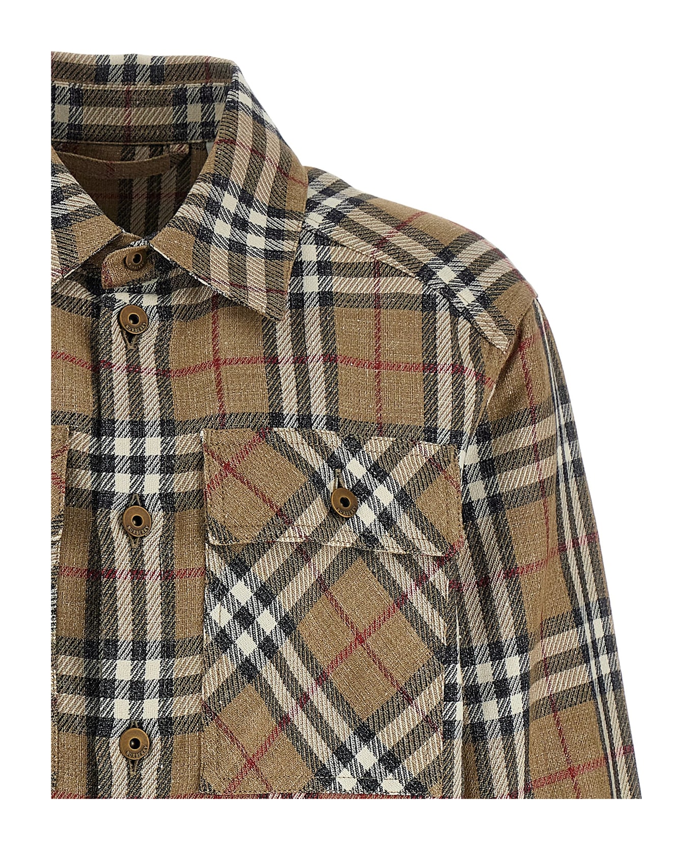 Burberry Double Face Shirt - Multicolor