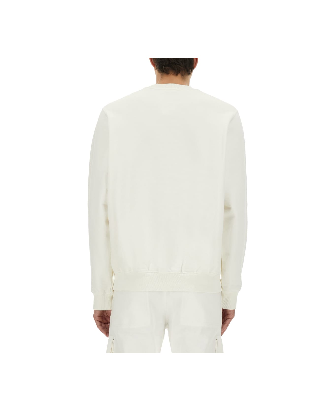Casablanca Sweatshirt With 
home Way Mountain
 Embroidery - White