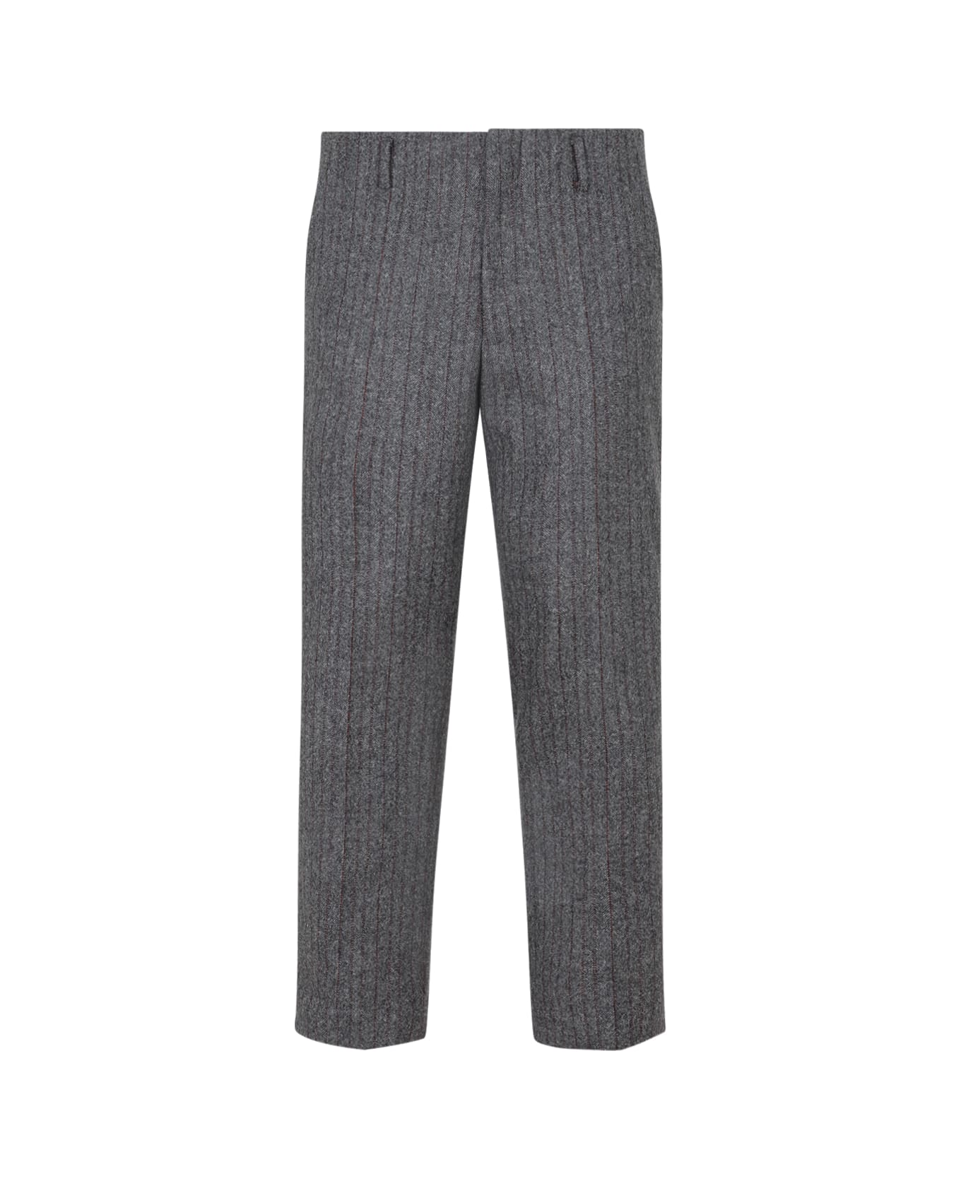 Dries Van Noten Wool Pants - Grey