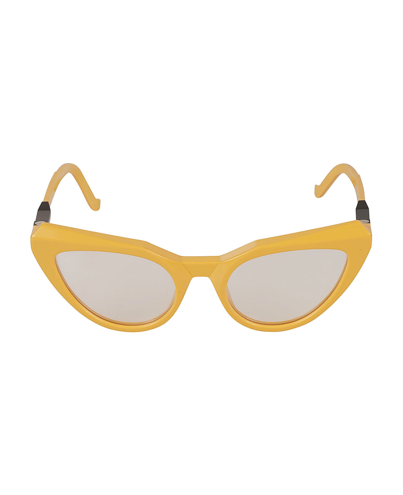 VAVA Cat Eye Glasses Glasses - Yellow アイウェア