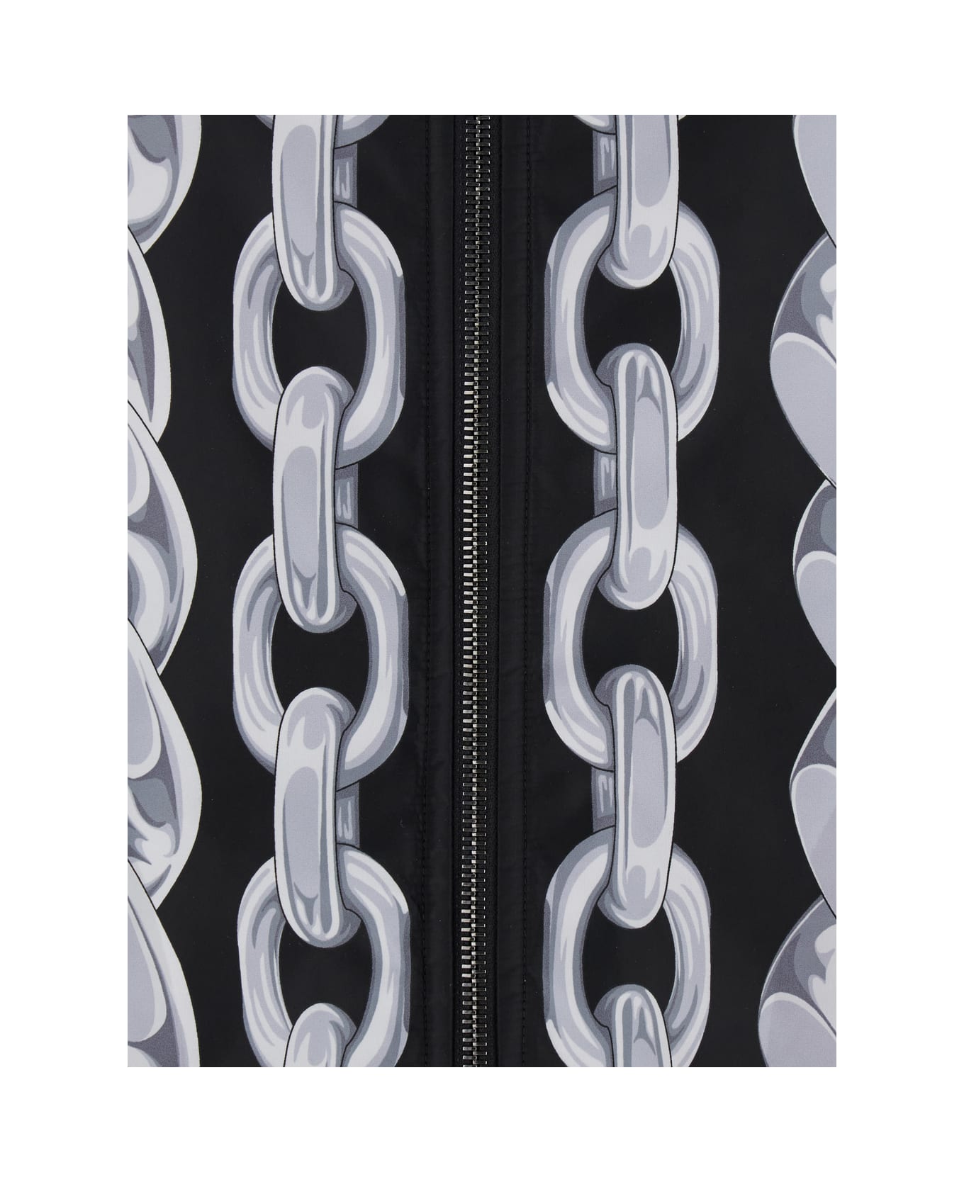 Versace Reversible Jacket - Black+silver