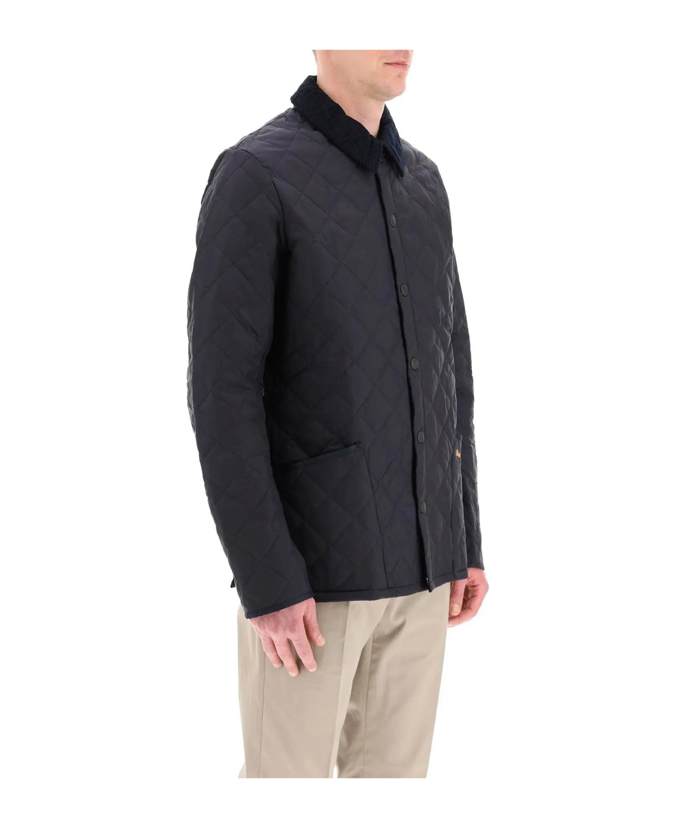 Barbour Liddesdale Quilted Jacket - Navy ジャケット