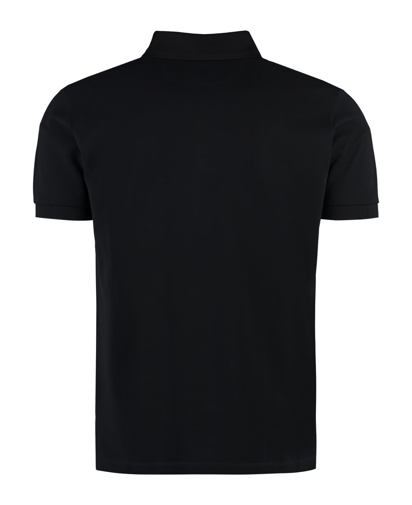 Paul Smith Cotton-piqué Polo Shirt - black