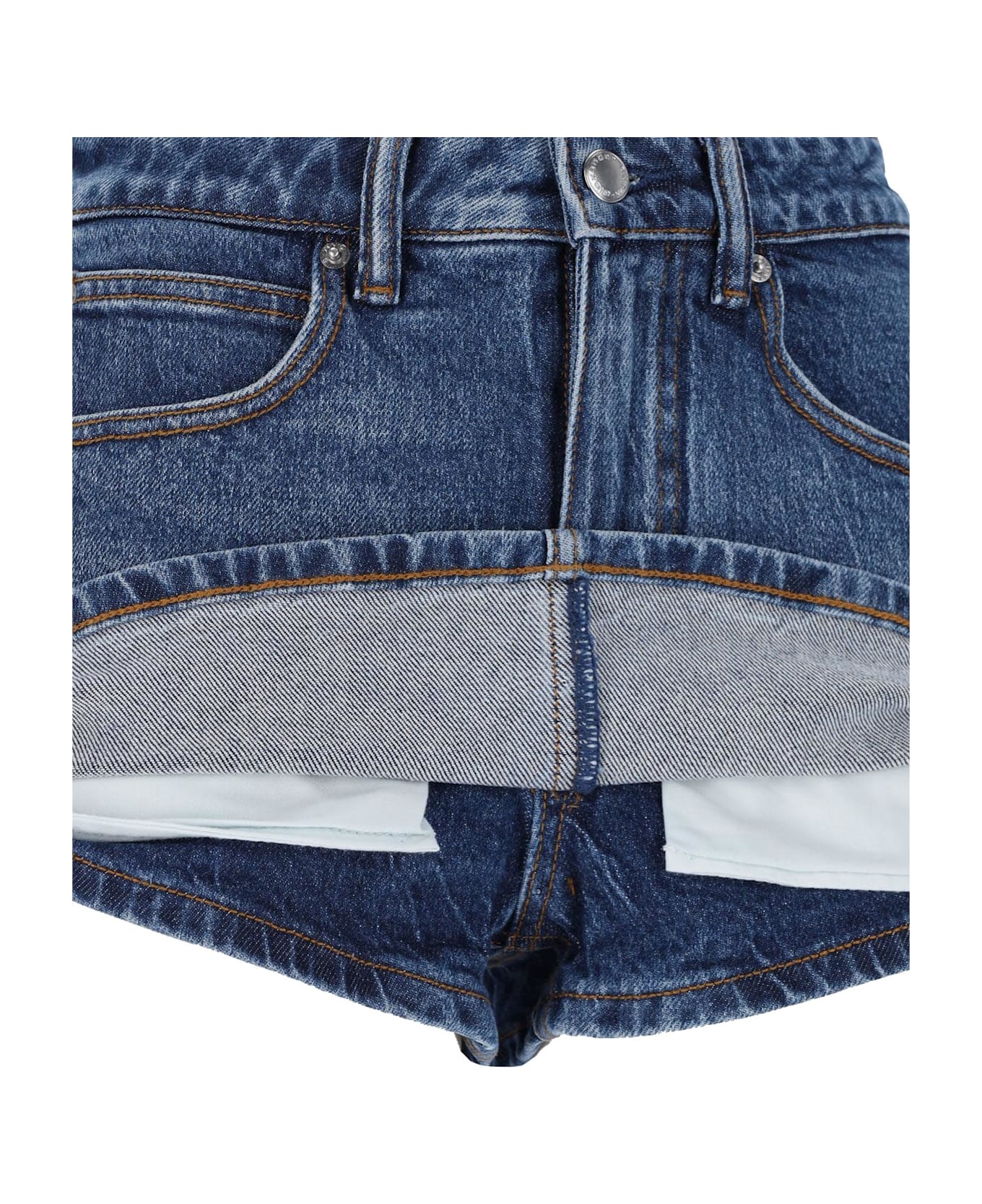Alexander Wang Mini Skirt 
skort
 - DEEPBLUE