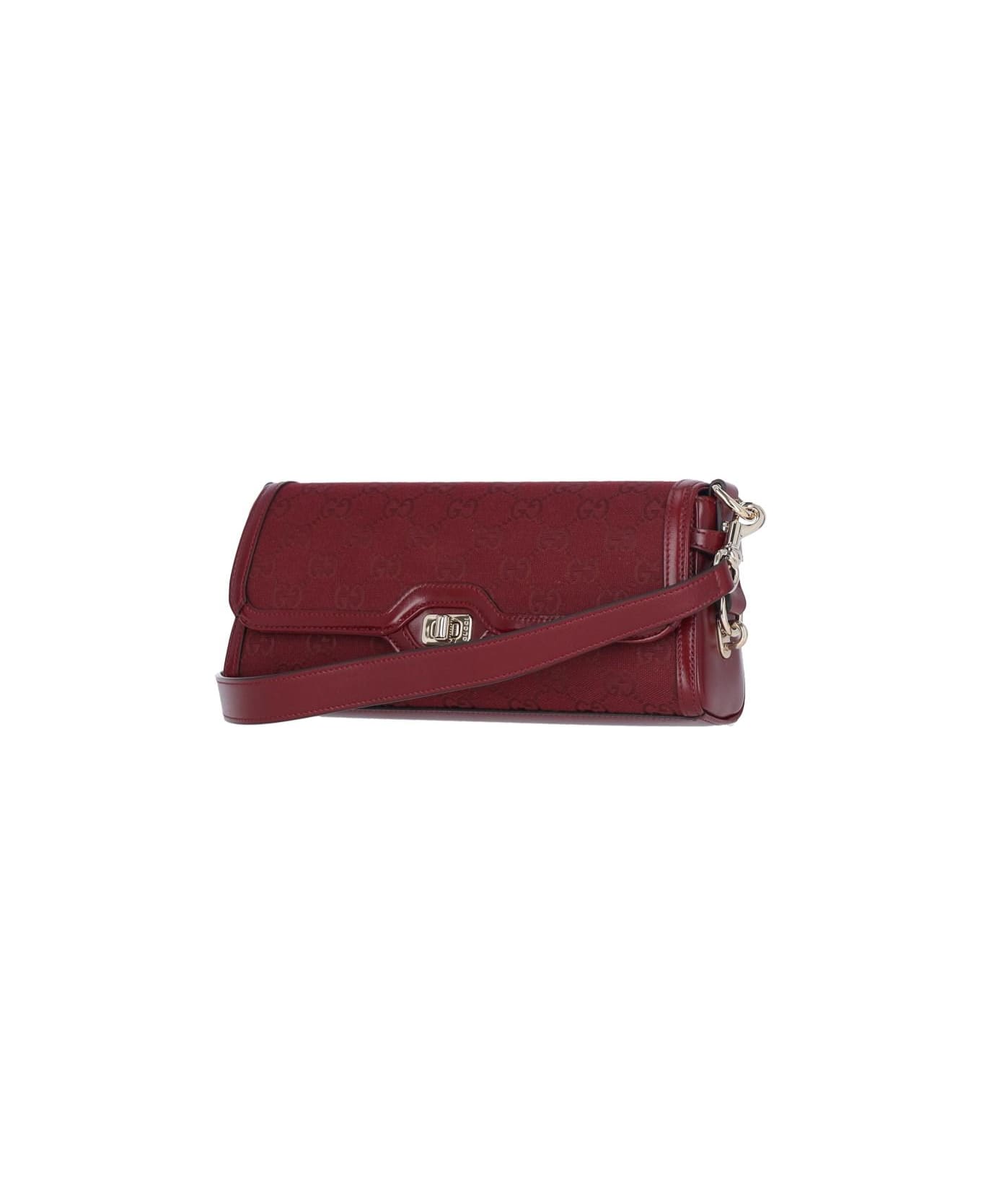 Gucci 'luce' Small Shoulder Bag - Red