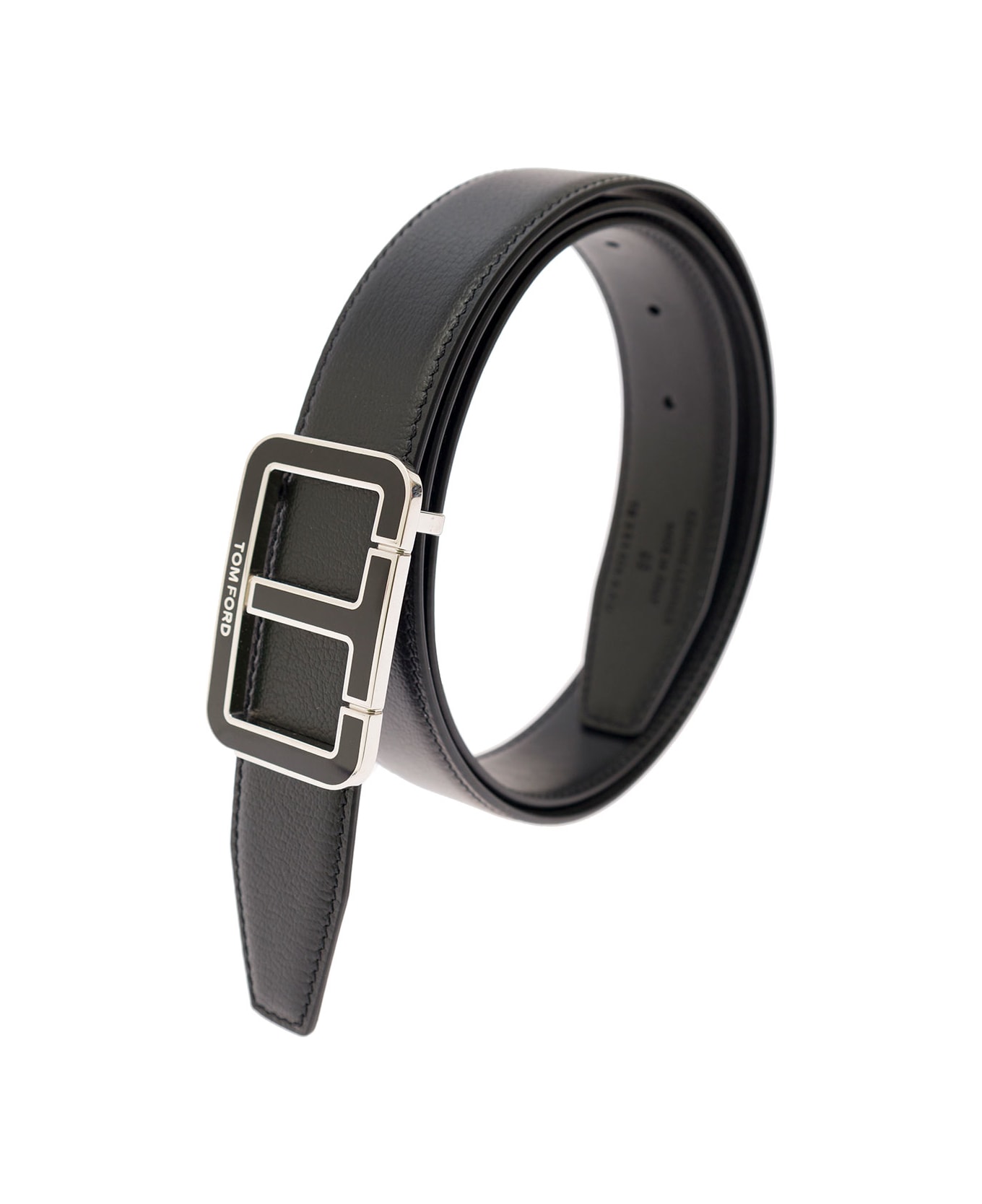Tom Ford Enamel Score Tbelt - Black
