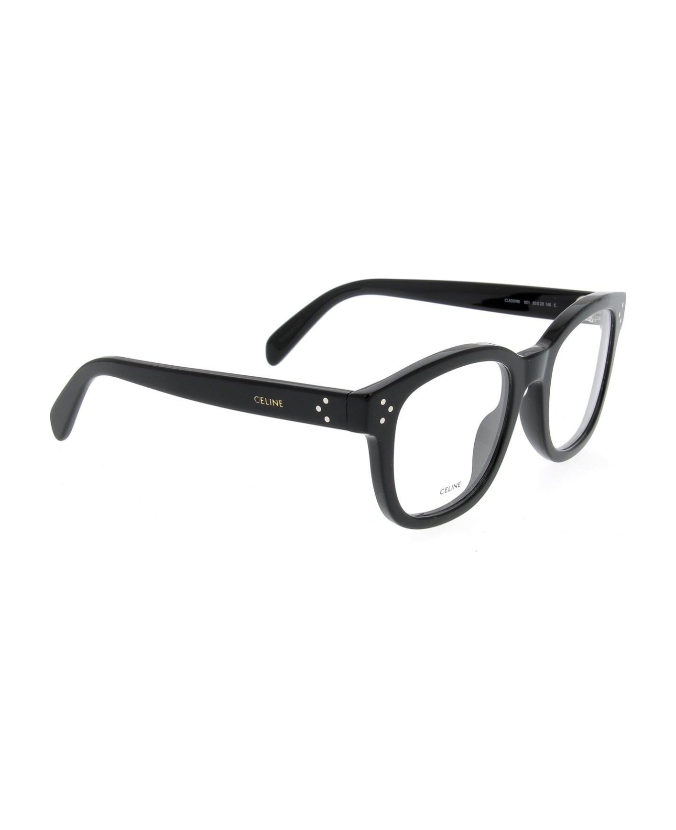 Celine Square Frame Glasses - 001 - Black