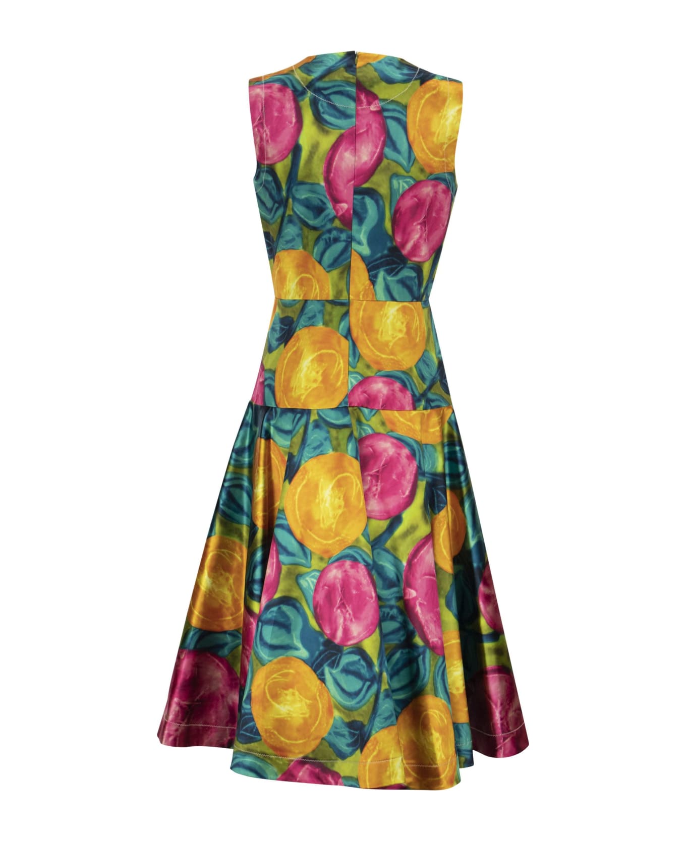 Marni Lemonade - Sleeveless Midi Dress - Multicolor