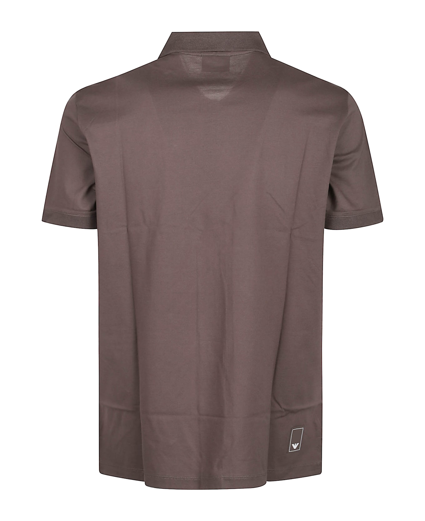 Emporio Armani Travel Essential Short Sleeve Polo Shirt - Major Brown