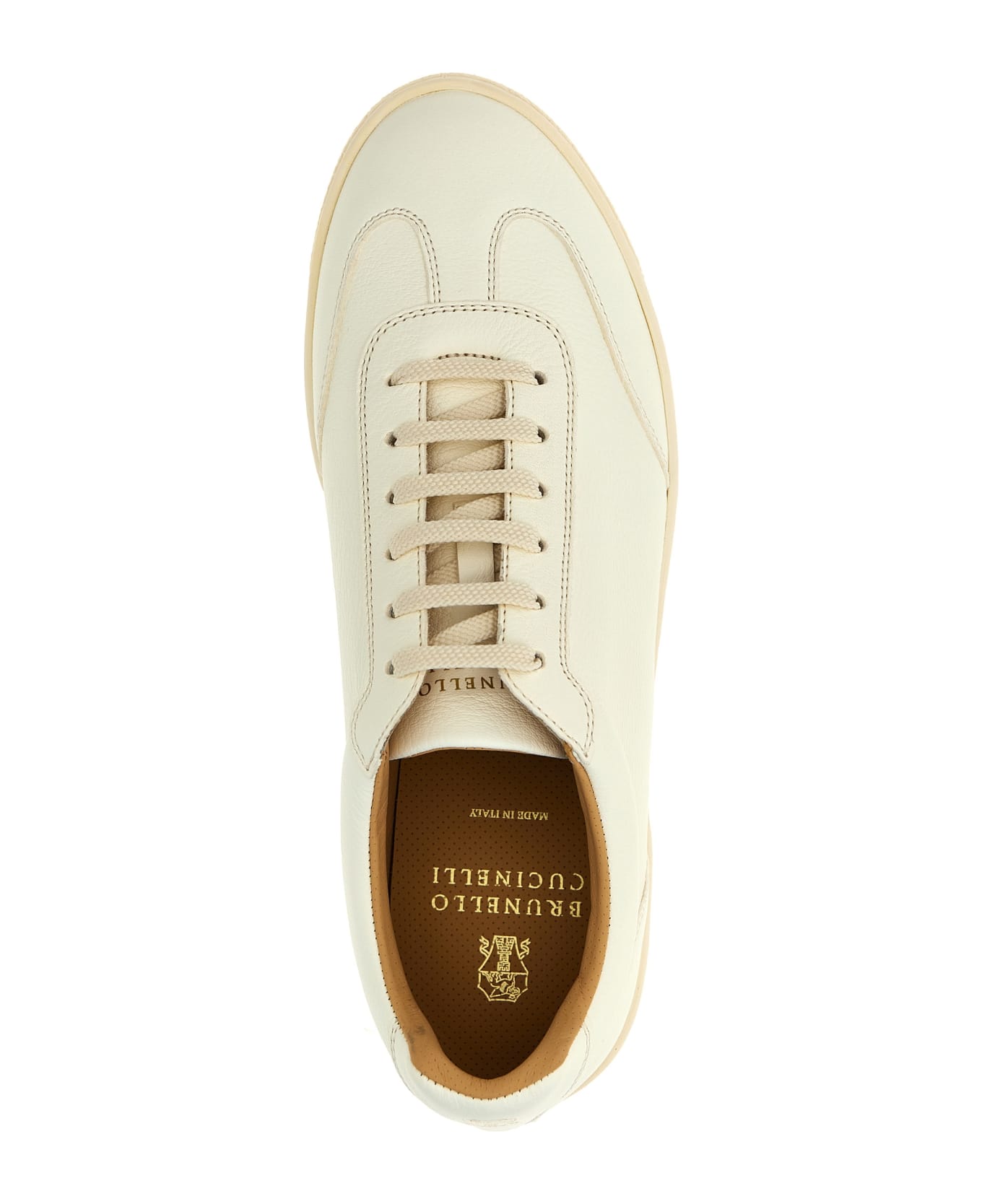 Brunello Cucinelli Leather Sneakers - White