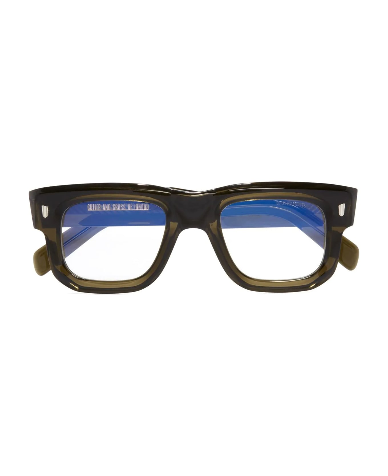 Cutler and Gross 1402 / Olive Rx Glasses - Olive