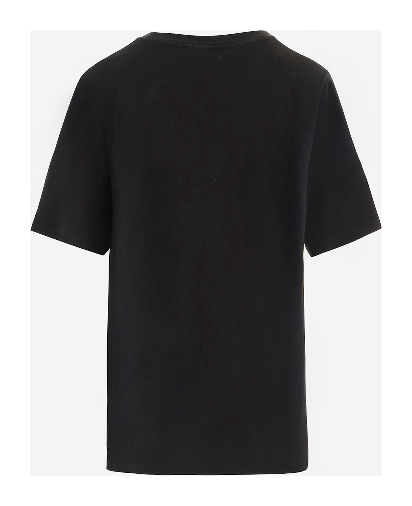 Chloé Cotton T-shirt With Logo - Black