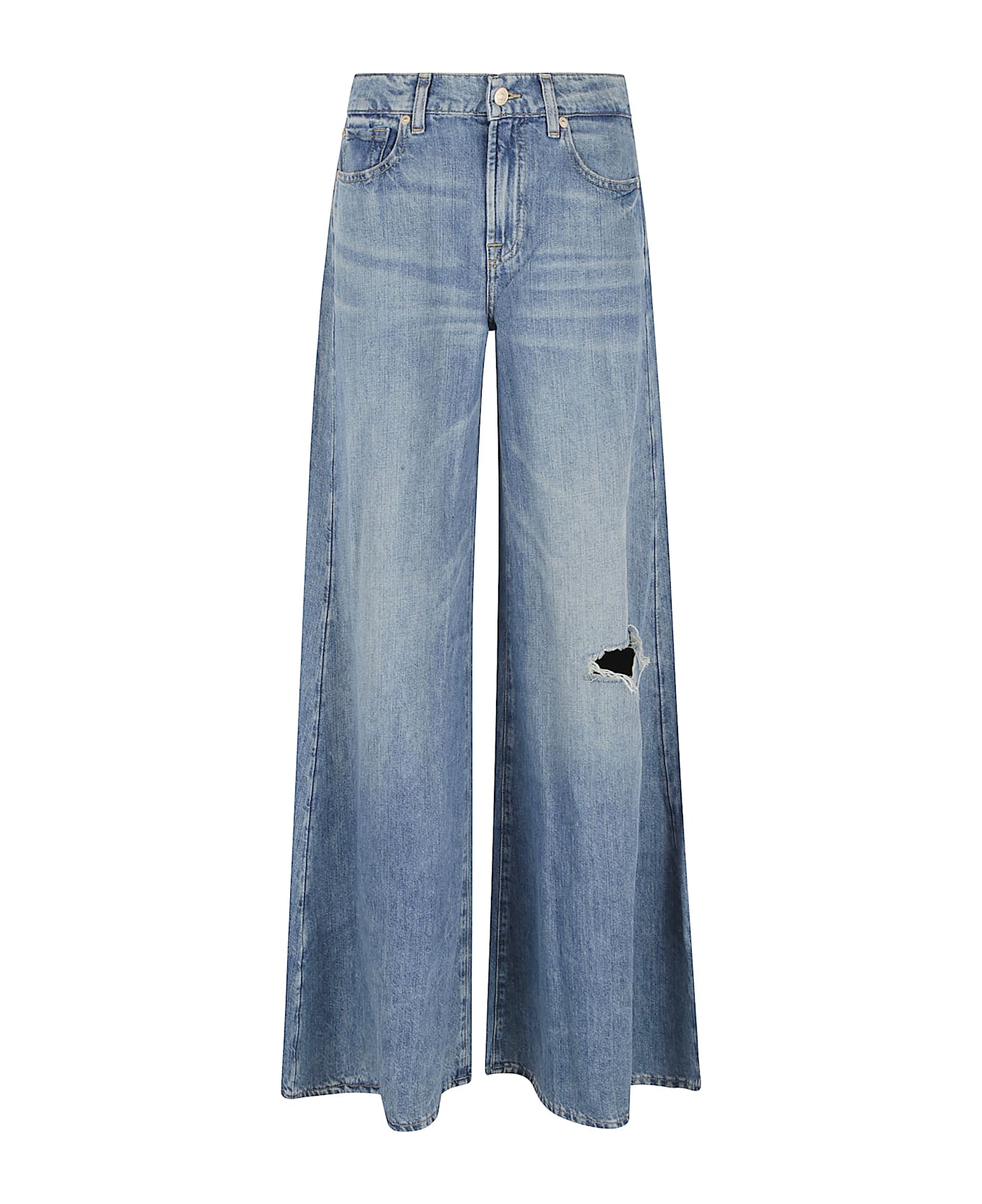 7 For All Mankind Willow Wide Arizona - Aia Blue
