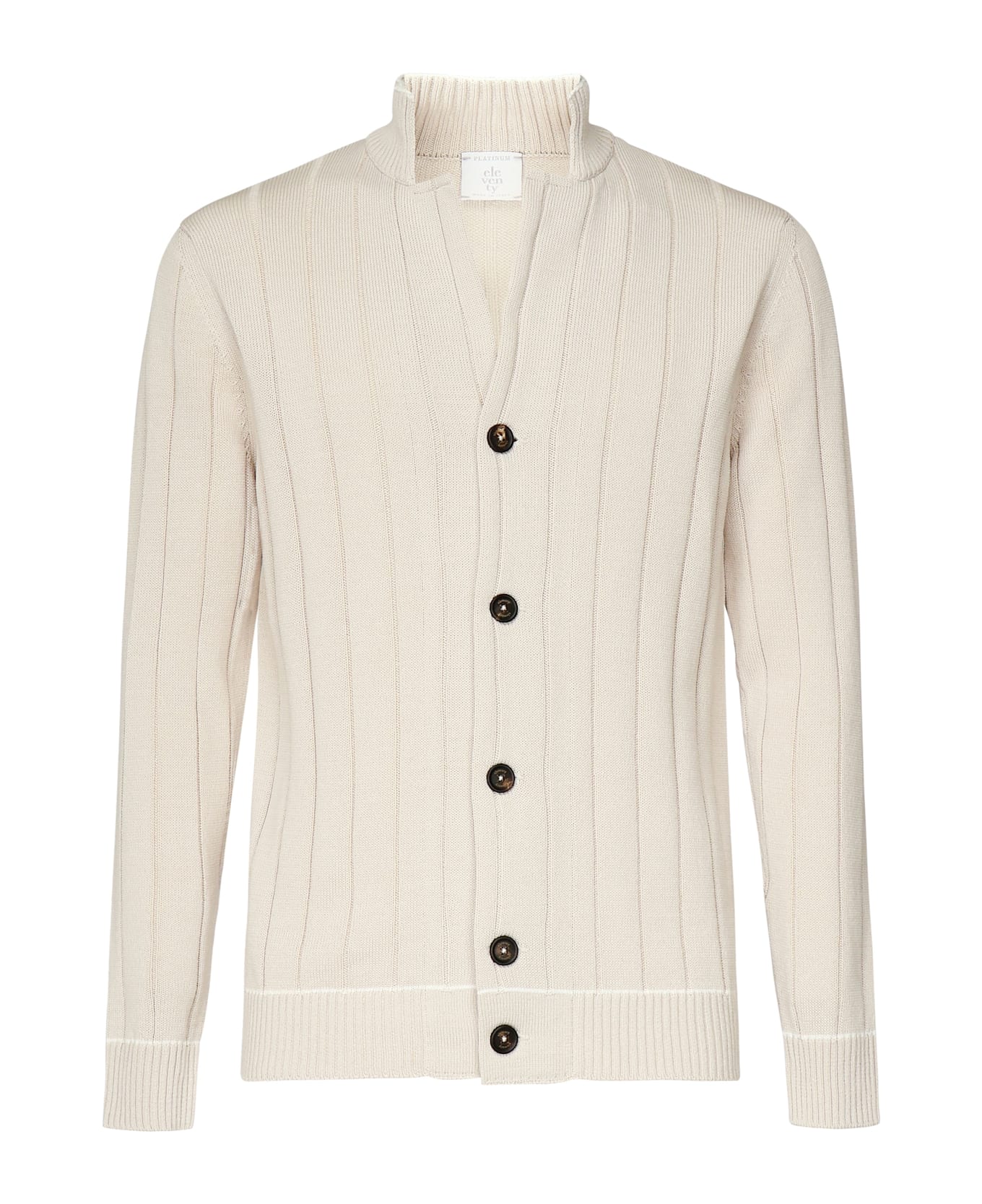 Eleventy Cotton Cardigan - SAND