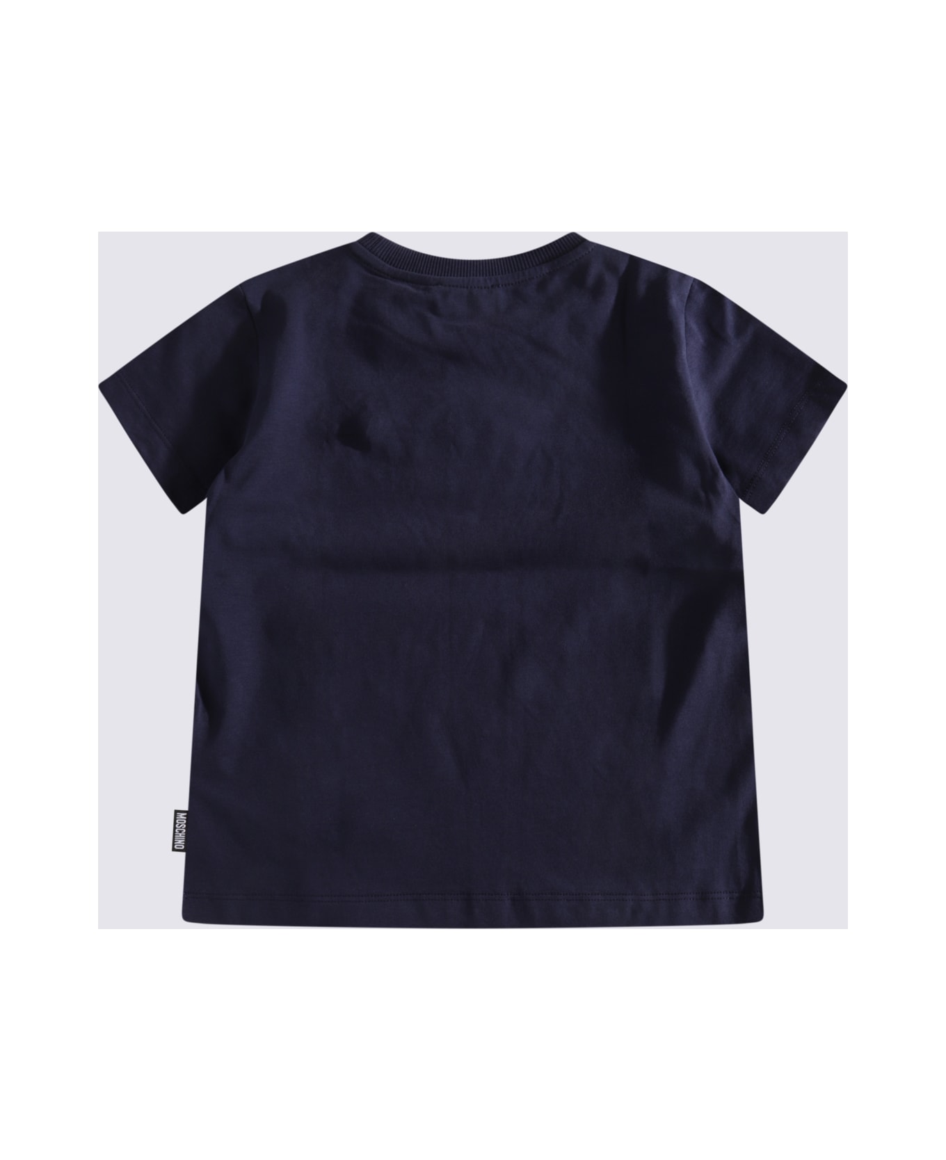 Moschino Navy Blue Cotton T-shirt - Blue