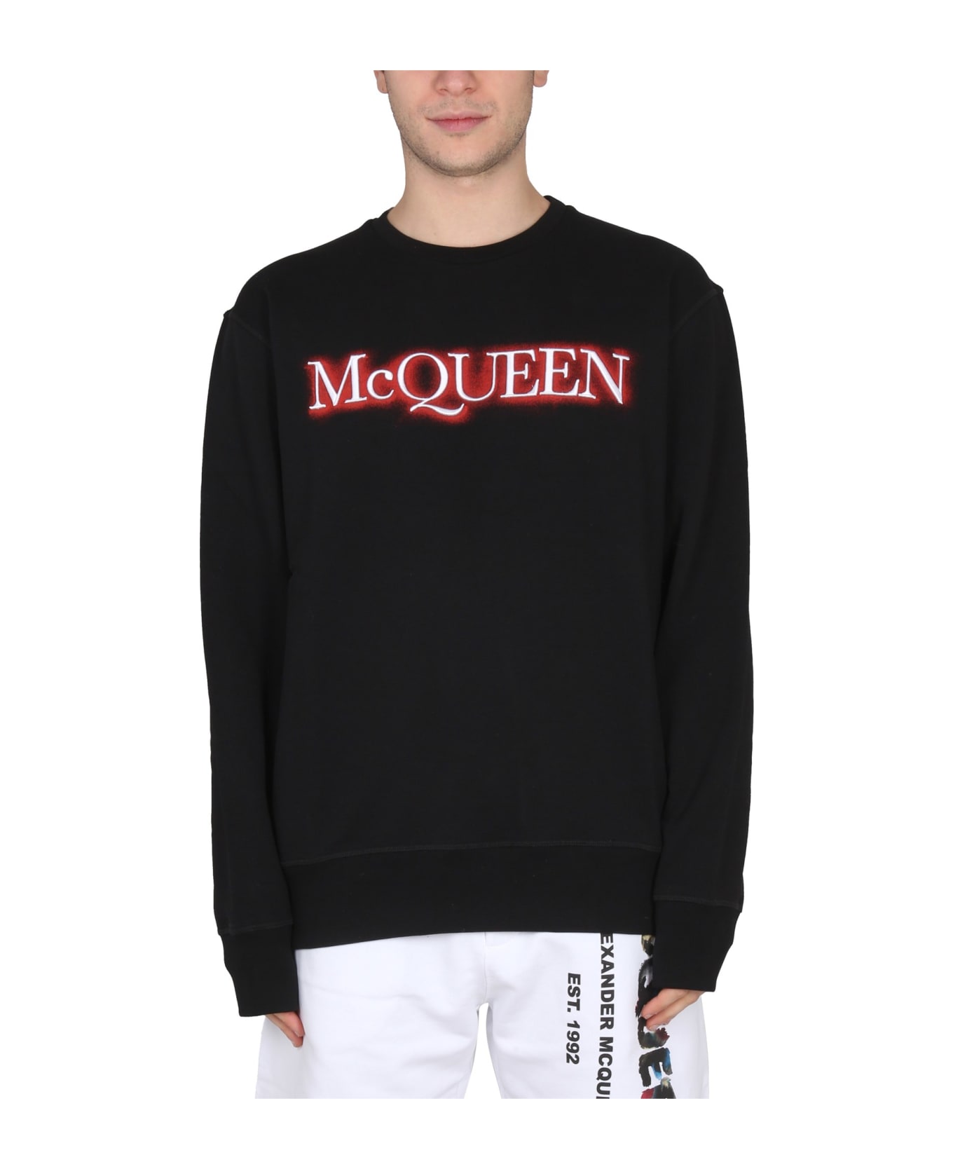 Alexander McQueen Logo Detail Sweatshirt - Black