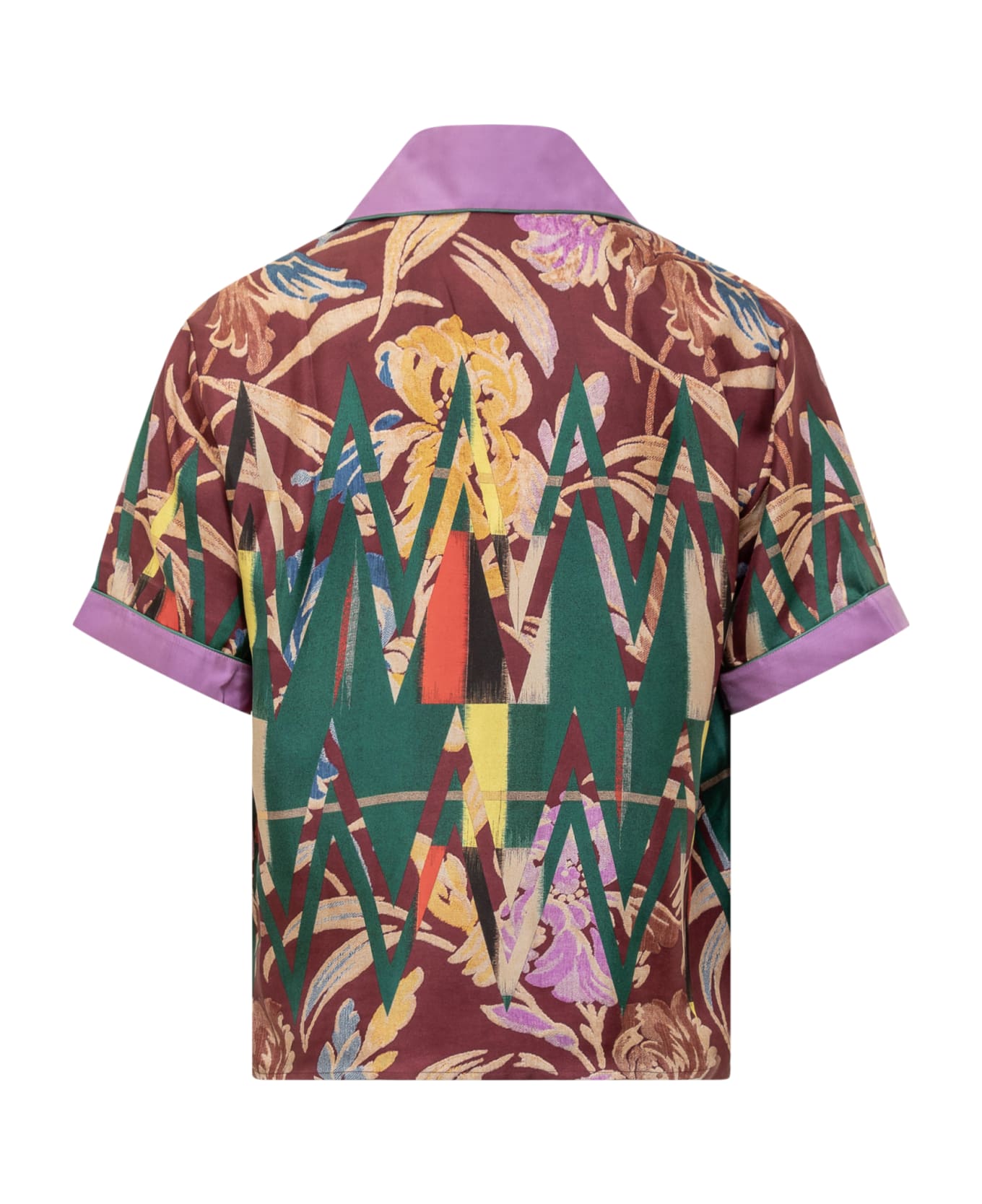 Pierre-Louis Mascia Silk Shirt - VERDE FANTASIA シャツ